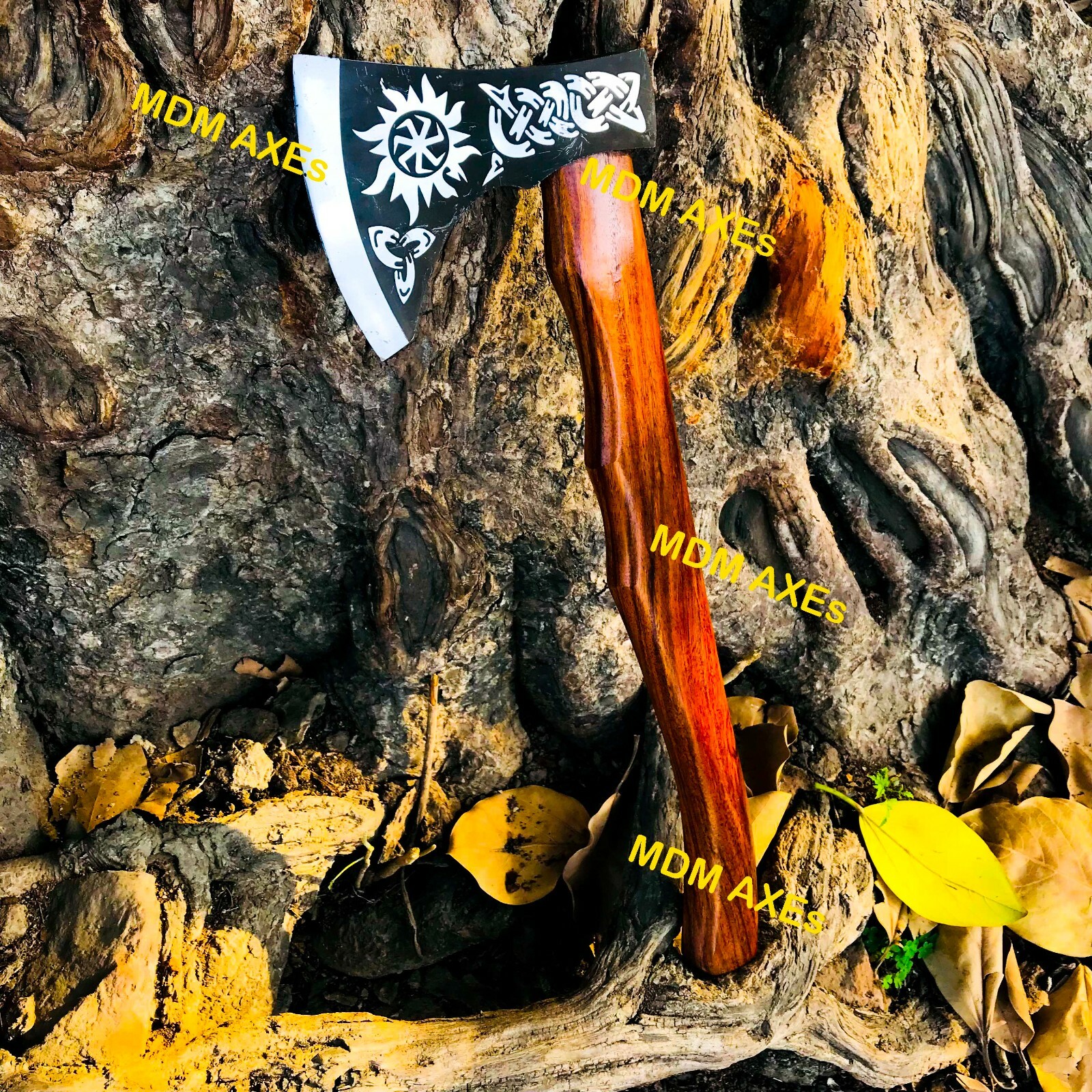 Hatchet Custom Handmade Damascus Steel Tomahawk Axe Throwing Viking Hunting Axe