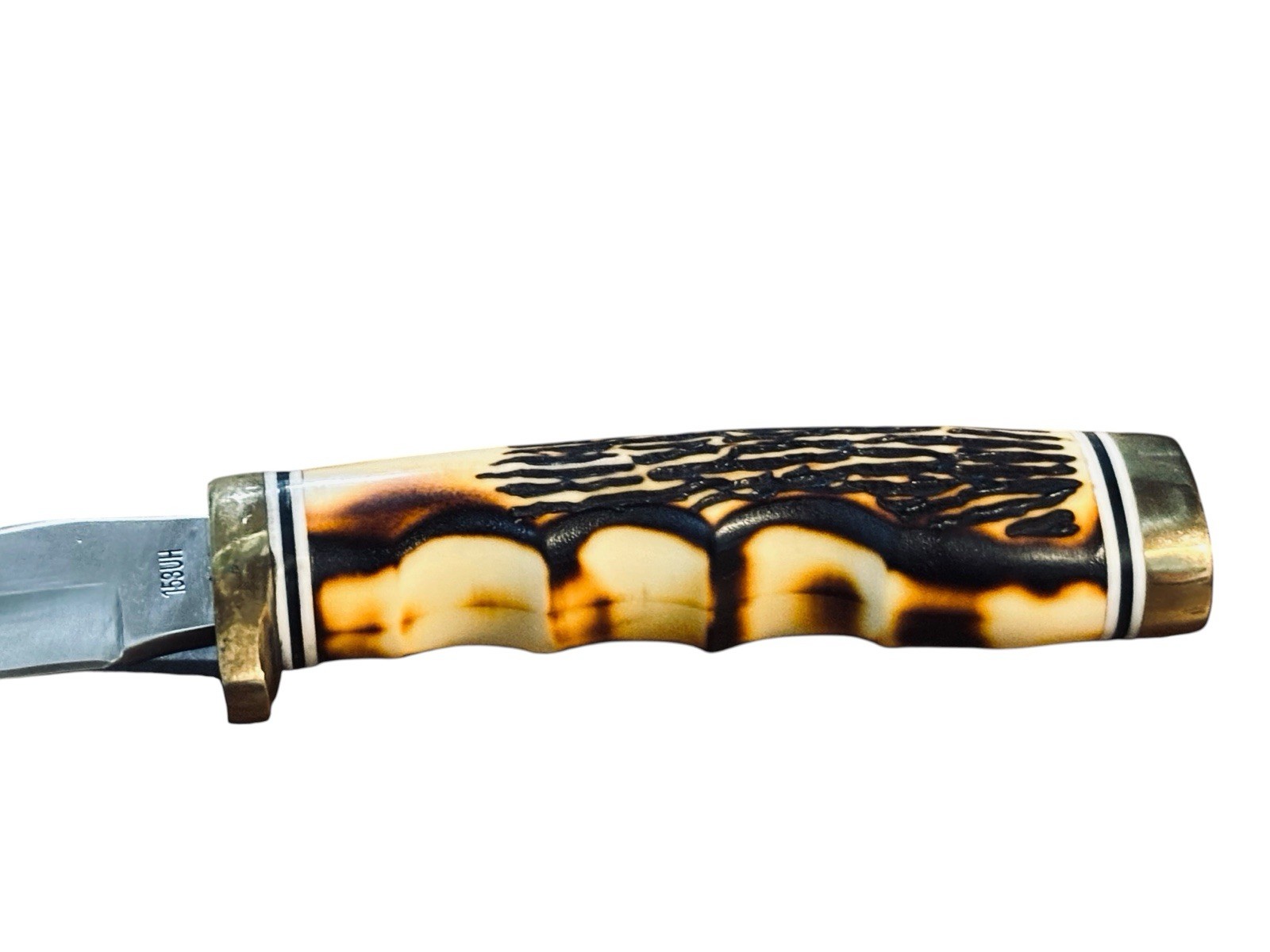 Schrade Uncle Henry 153UH Golden Spike Rat Tail Tang Fixed Blade Knife