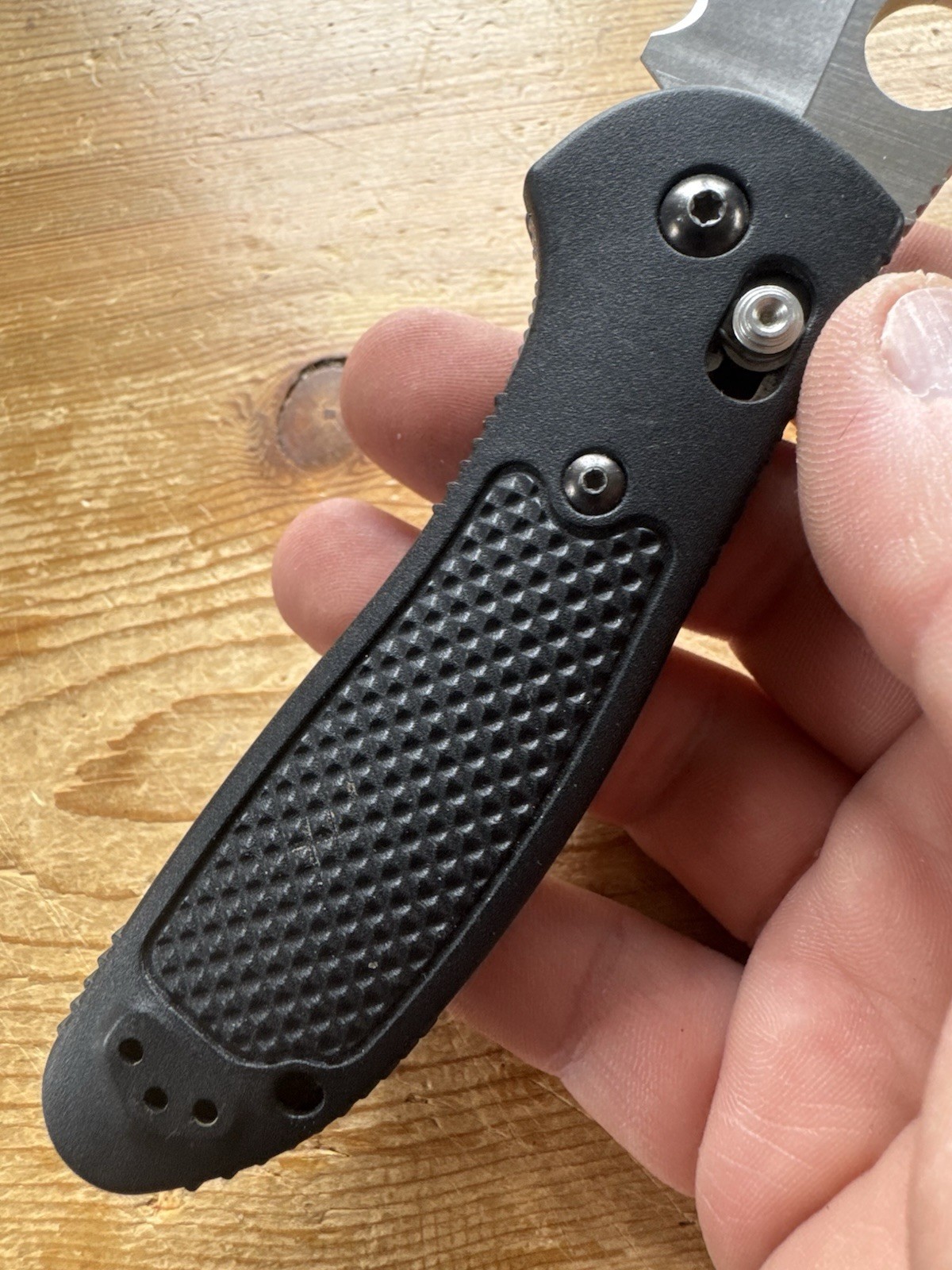 Benchmade Griptilian 550 Mel Pardue 154CM Folding Knife AXIS Lock Black Pocket