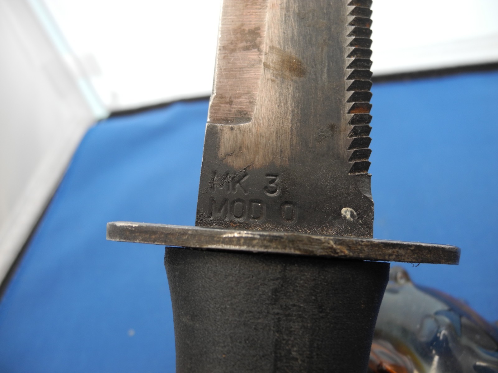 UNITED STATES NAVY MK 3 MOD 0 DIVERS KNIFE, DIVING KNIFE WITH SHEATH 2V376
