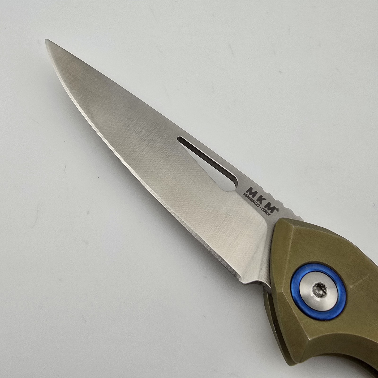 MKM Cellina Folding Knife Drop Point M390 Bronze Titanium Slip Joint MY02-TBR