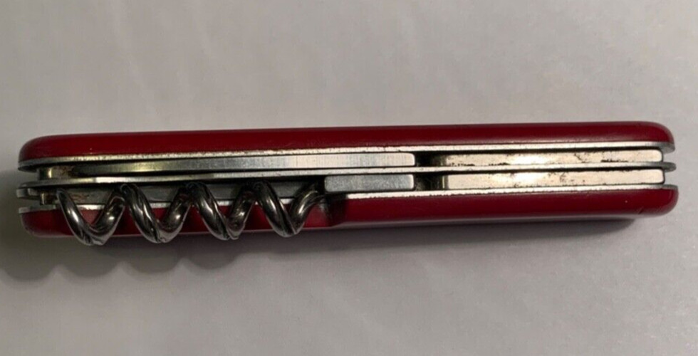 Vintage Victorinox Knife with double Clip Point Blades *NONE ON EBAY LIKE THIS*