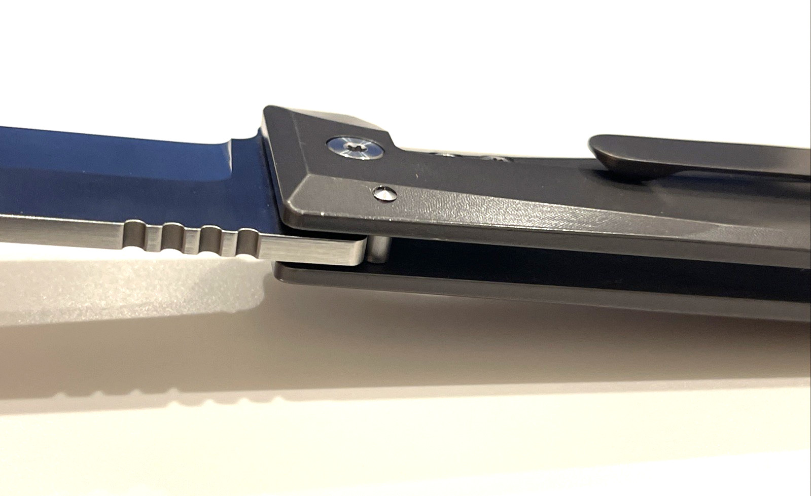 WESN 04 Allman Folding Knife CPM S35VN Blade Titanium Handle