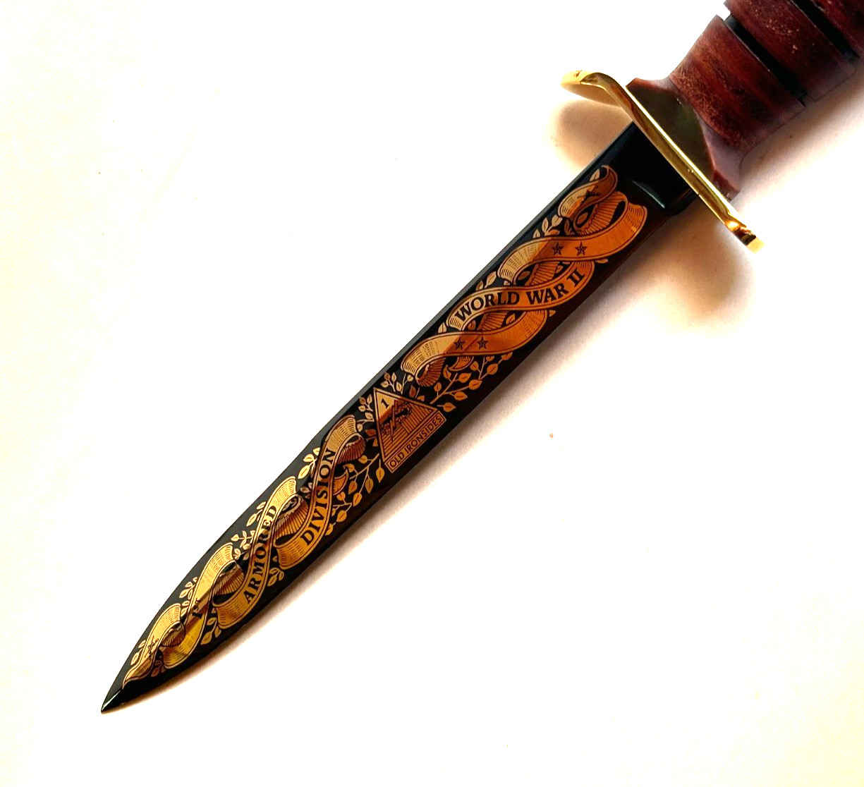 Imperial M3 Tribute Knife, U.S. Army #503 of 1,943 24k Ornate Gold Plated Blade