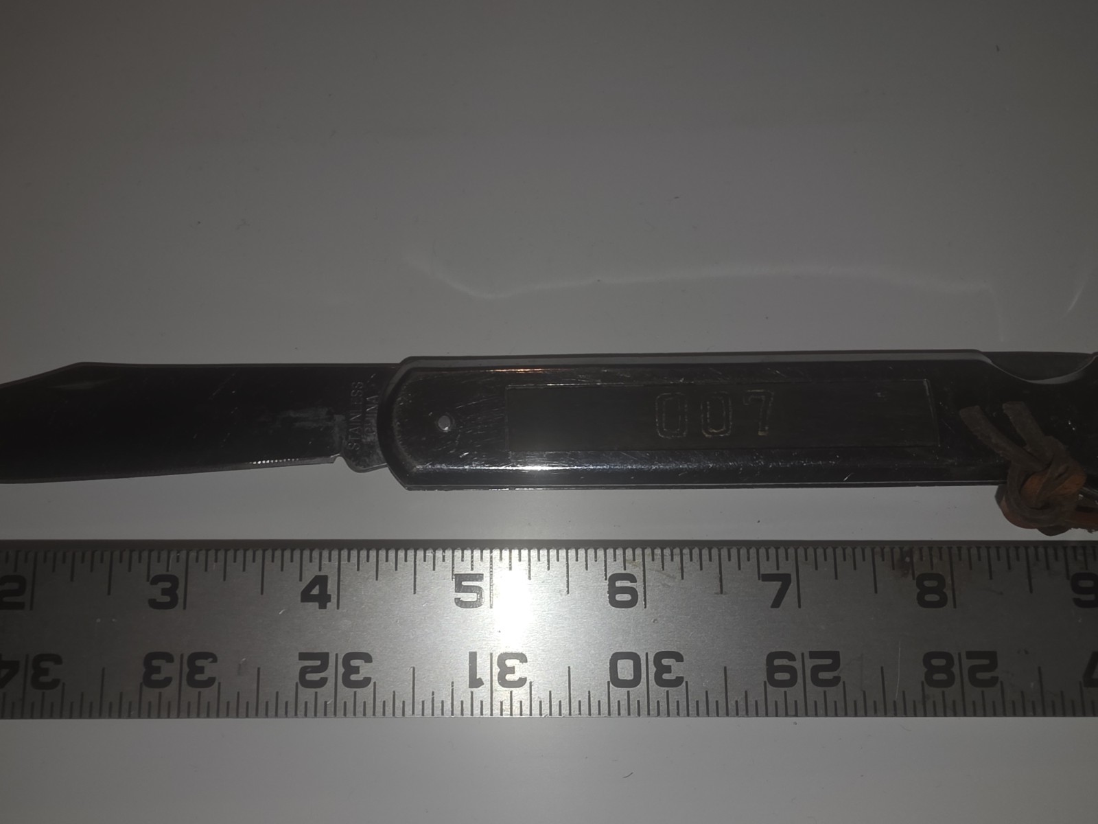 Vintage 1970’s 007 Folding Pocket Knife – Stainless – China