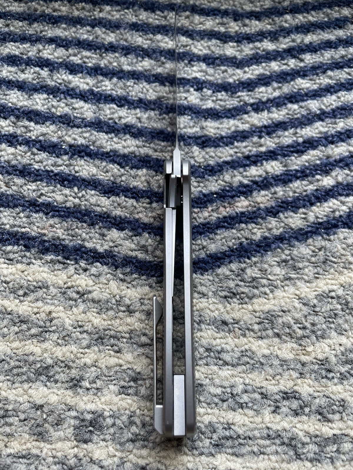 W.P. Mini Cortex Clone Liner Lock VG10 Titanium Hollow Grind *Skiffs Installed*