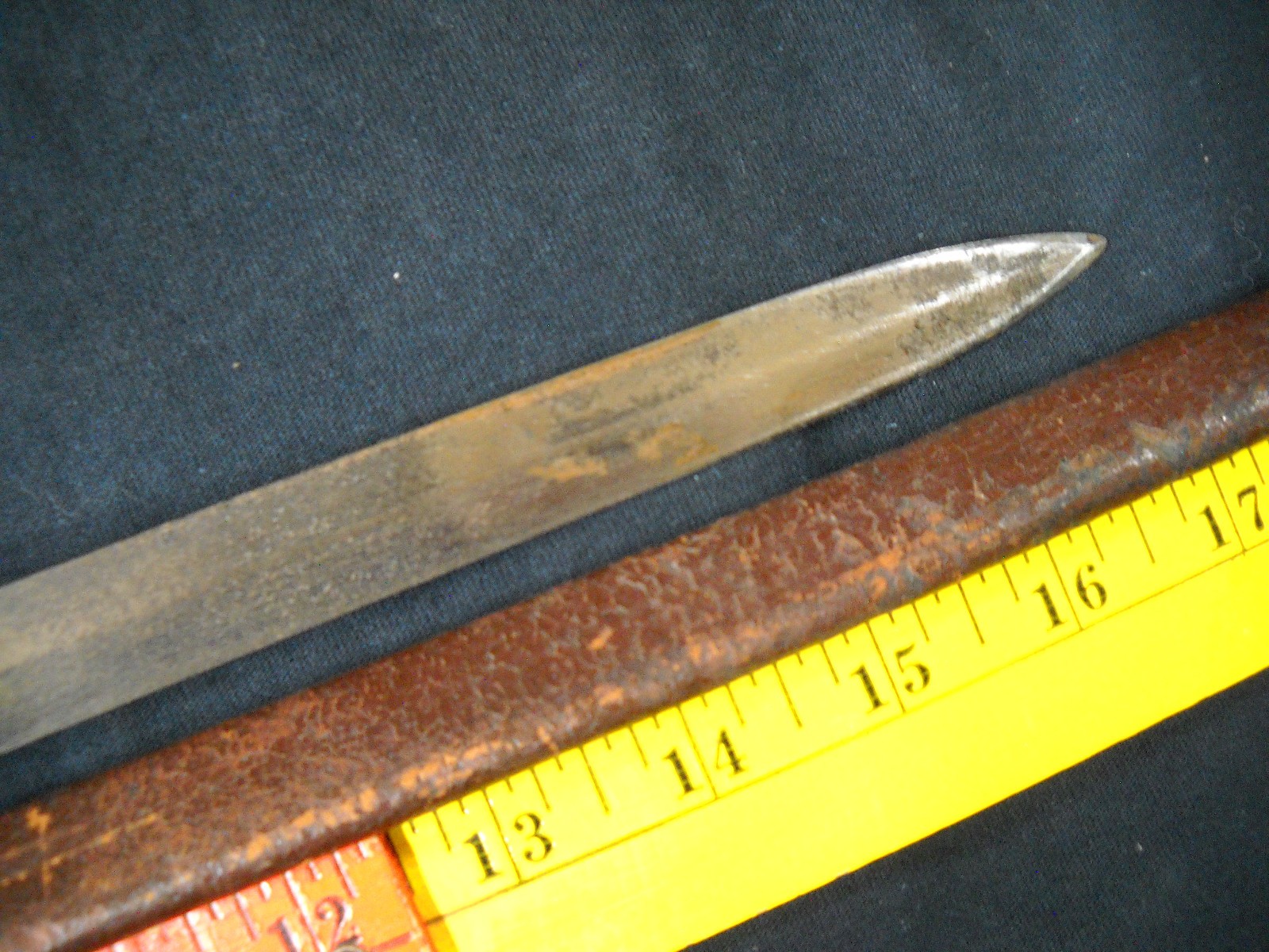 18th Century Small Short Sword Hand Forged Leather Wrapped High Carbon Steel