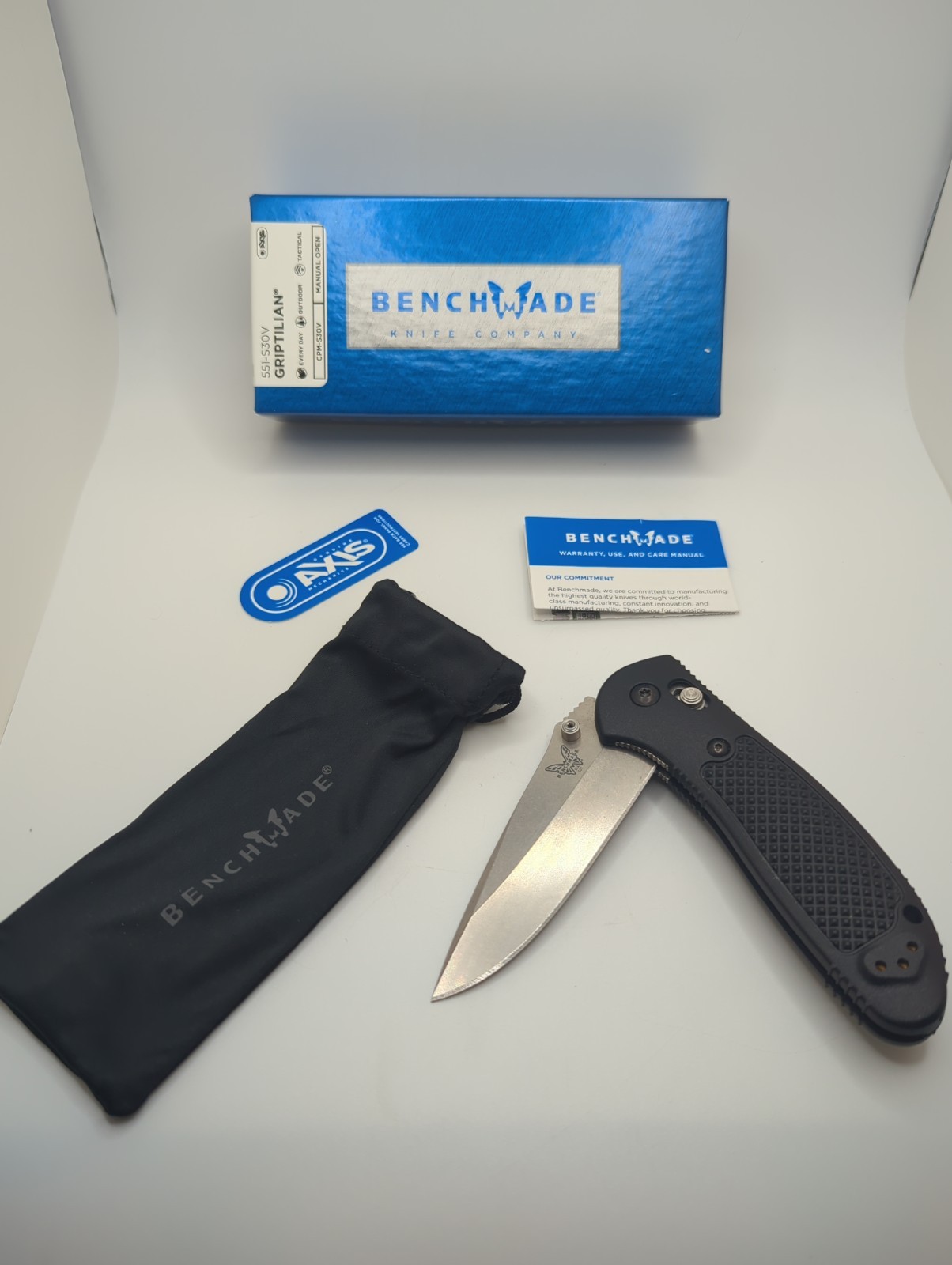 Benchmade 551-S30V Griptilian – Axis Knife
