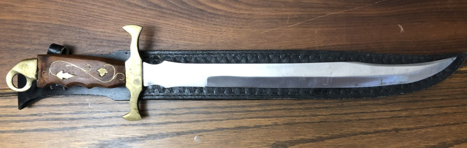 18 Inch Dagger With Leather Sheath