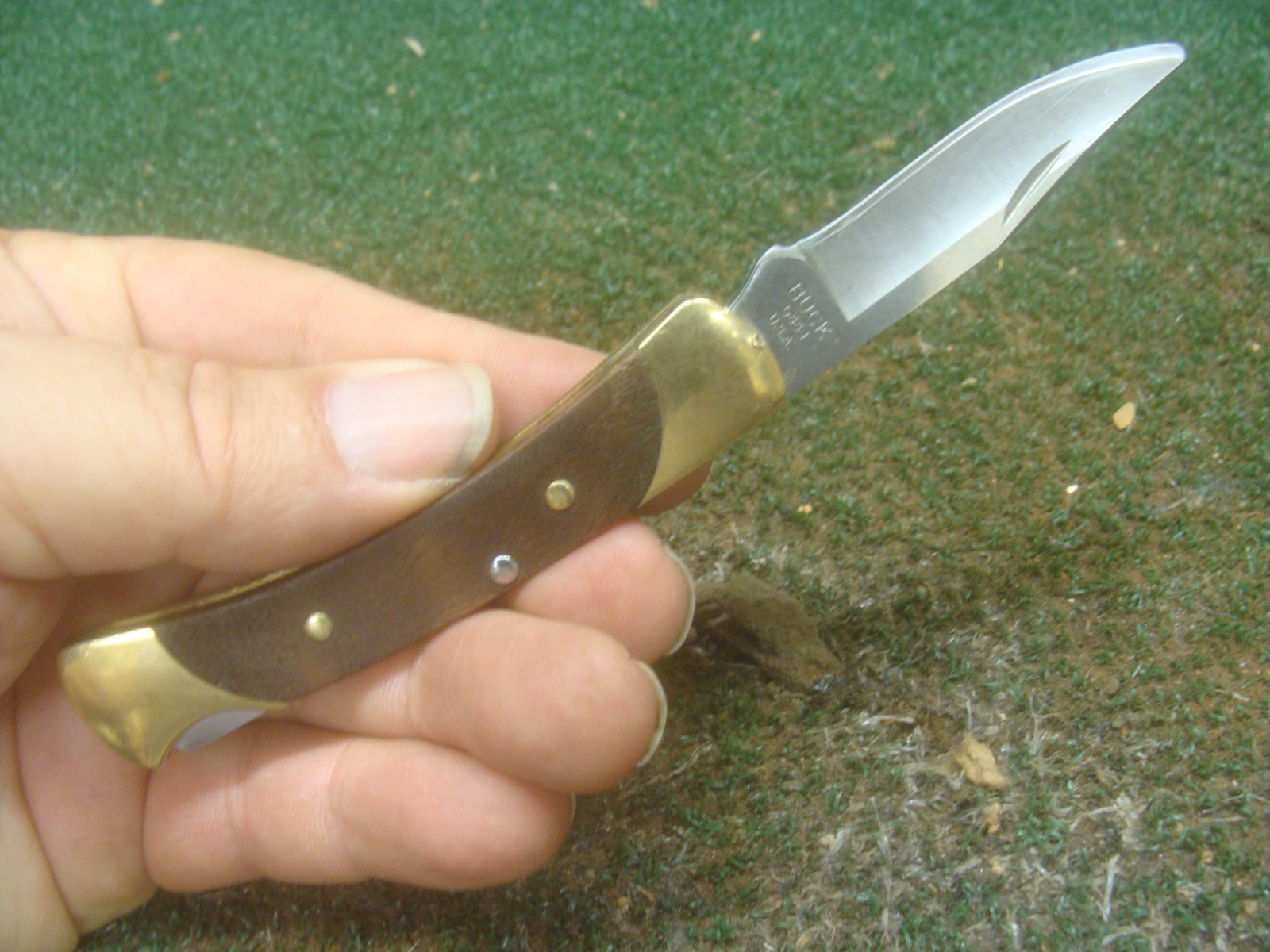 Buck 055 Small Single Blade Folding Lockblade Pocket knife 5.5″