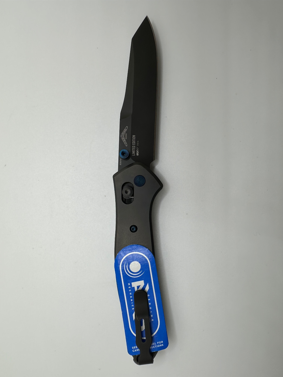 New Benchmade Osborne 940BK-2003 S90V DLC Limited Discontinued rare
