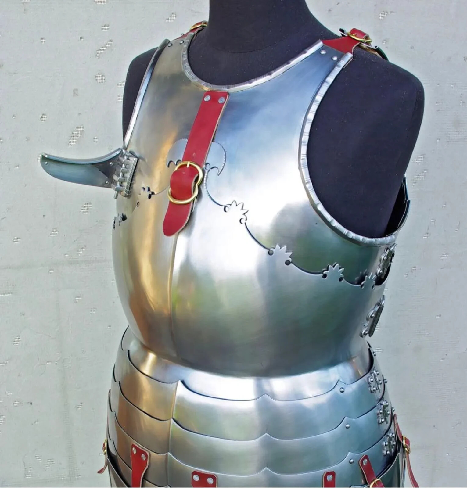 Imperial Gothic Breastplate & Tassets | Handmade Fluted Parade Armor | Medieval