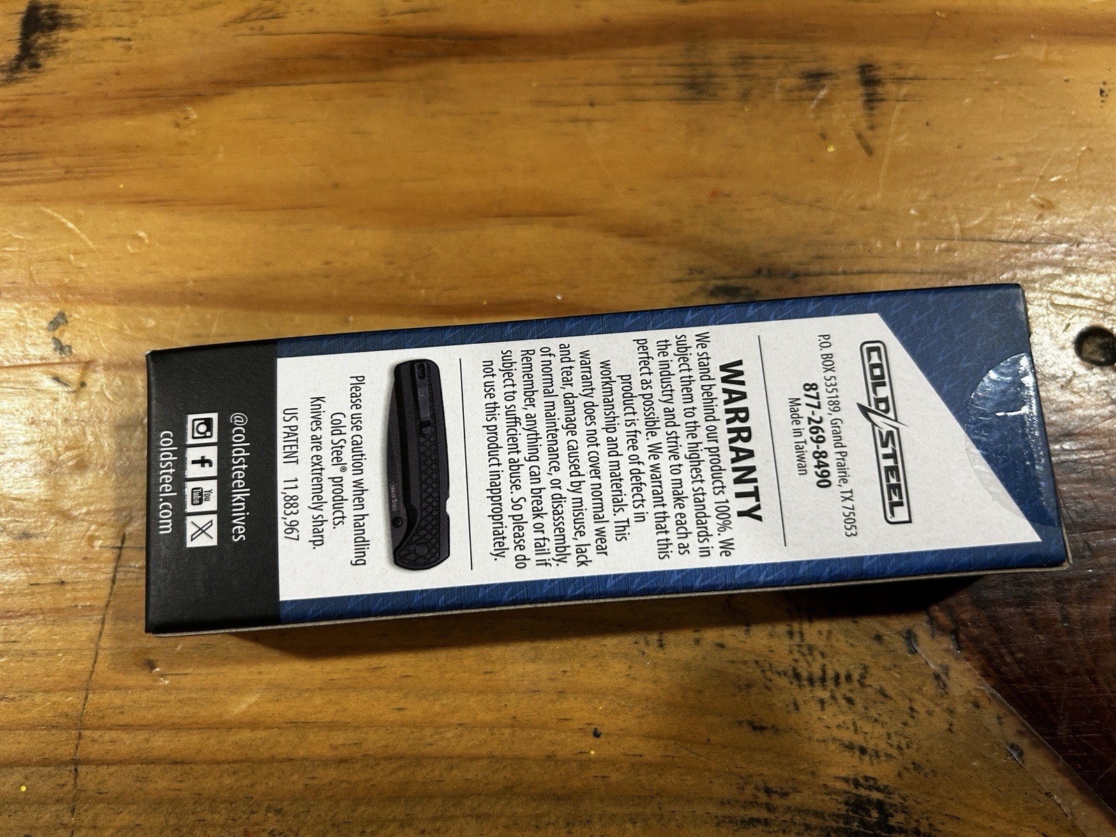Cold Steel Full Metal Atlas FM1 Black 3.5 Inch Drop Point S35n Steel Blade