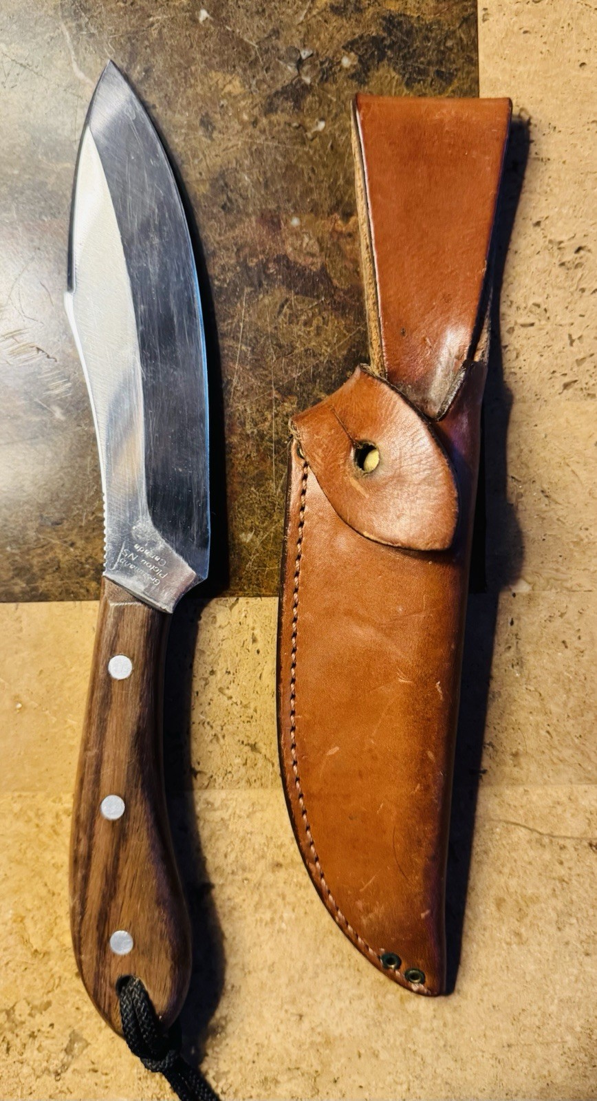 DHR Russel Fixed Blade Knife Gronnman Canada