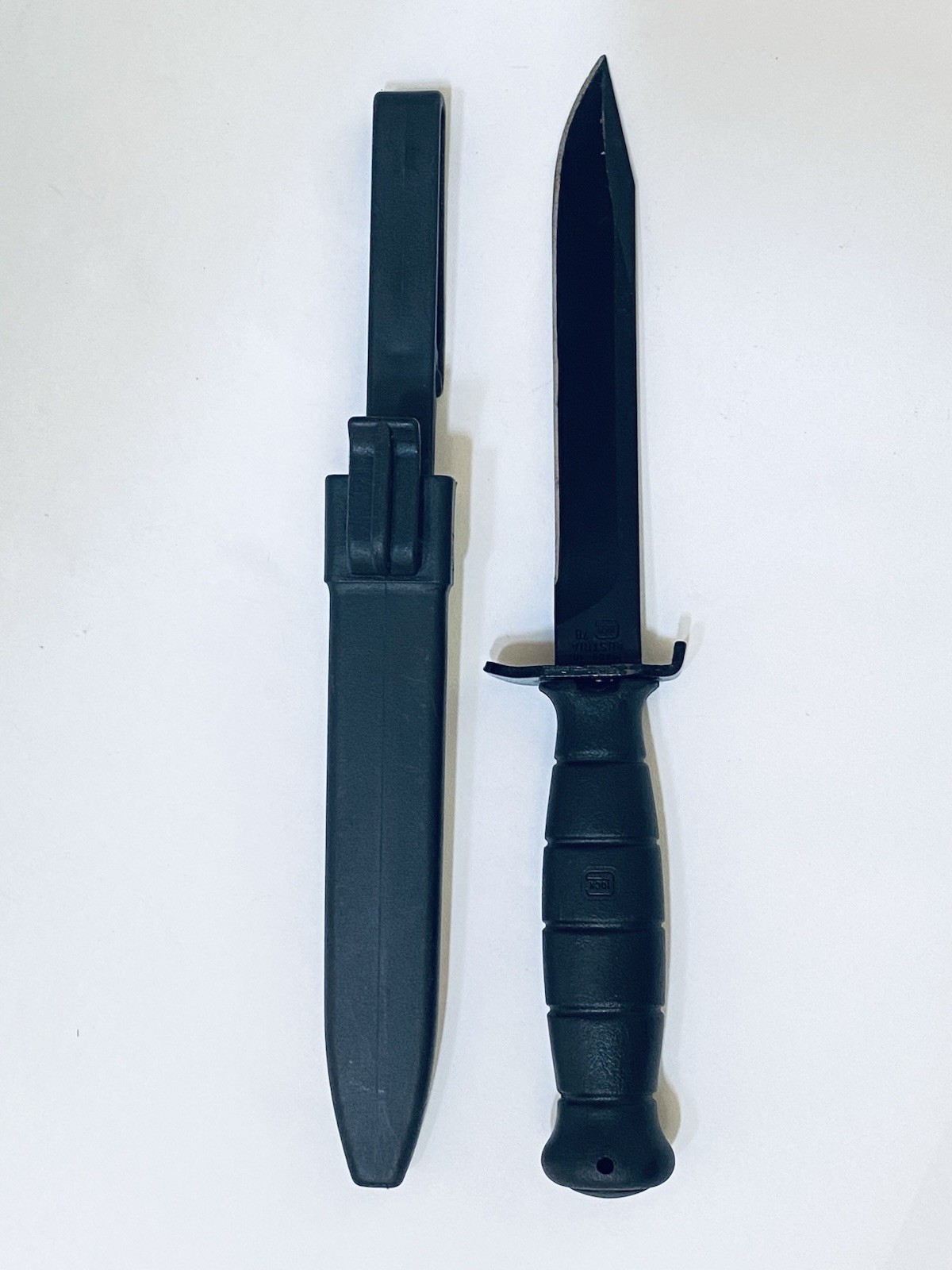 Glock 78 Knife Field Black FM 78 Model 12161 FM78 Snap In Hard Sheath Bayonet