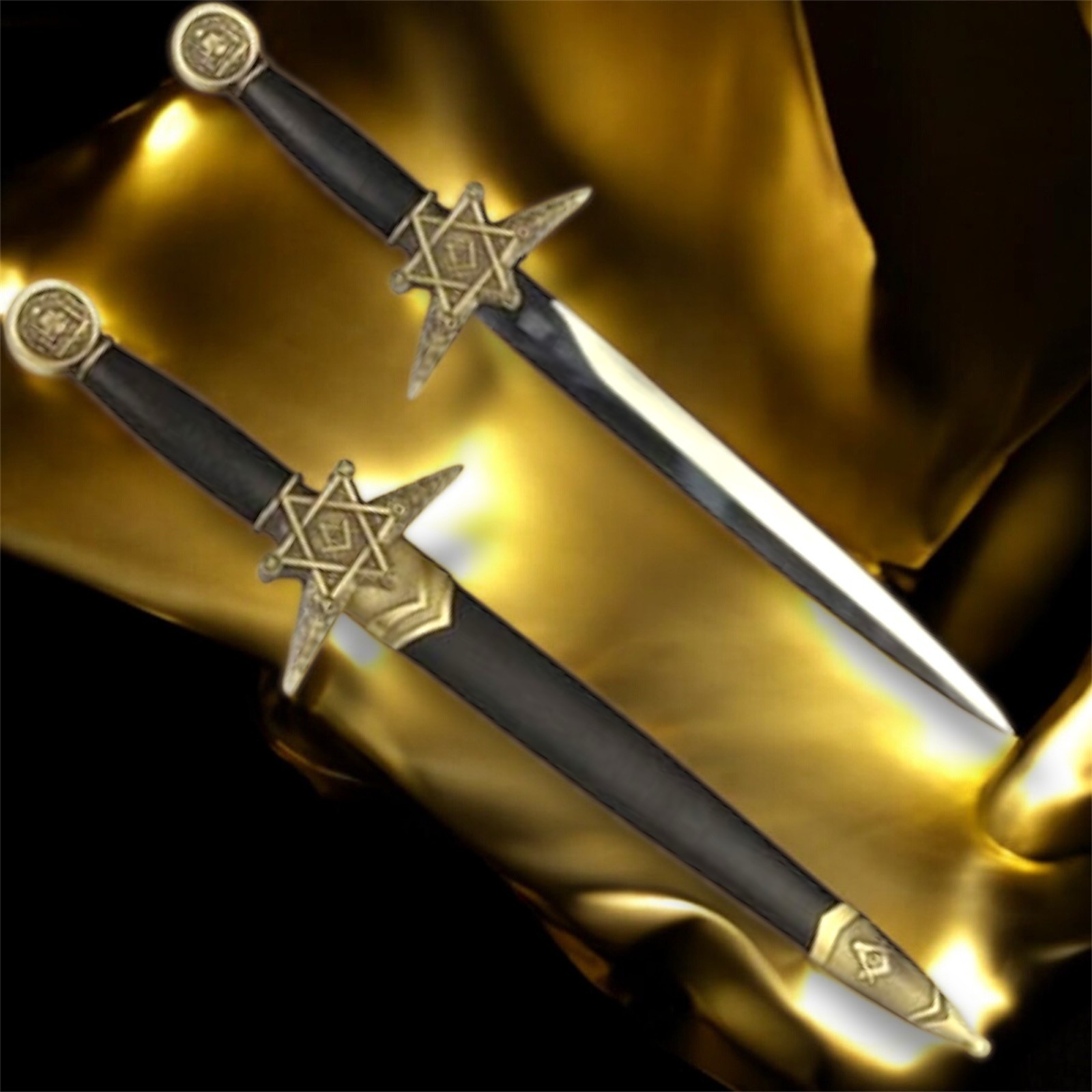 Masonic Dagger Symbolic Masonry Collector’s Blade Compass Gift Rare Decorative