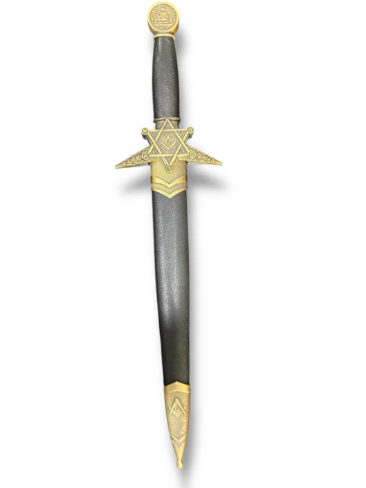 Masonic Dagger Symbolic Masonry Collector’s Blade Compass Gift Rare Decorative