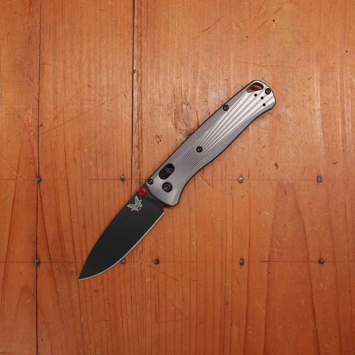 Benchmade 535BK-4 Bugout Gray Aluminum Handle M390 Stainless Steel Knife