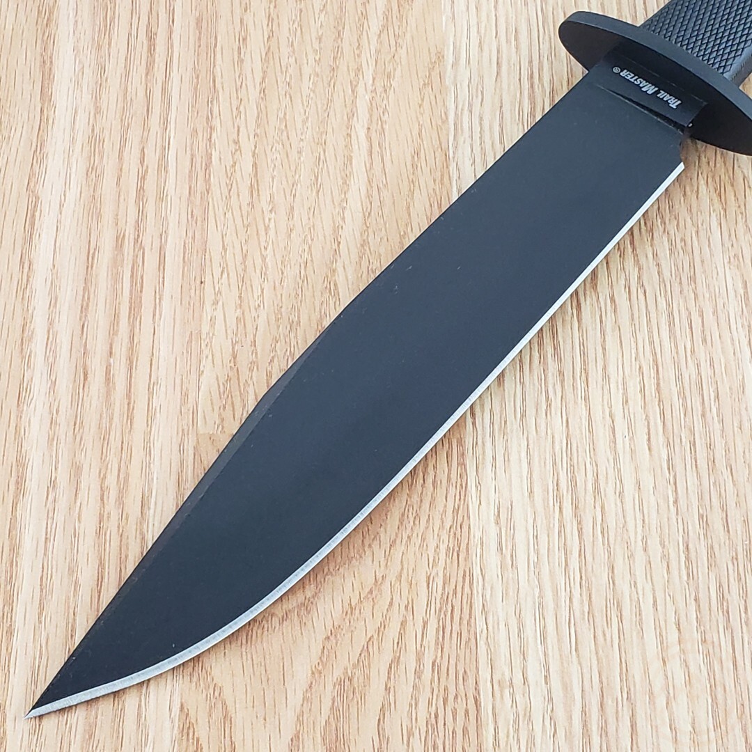 Cold Steel Trail Master Fixed Knife 9.5″ 52100 Steel Blade Black Kray-Ex Handle