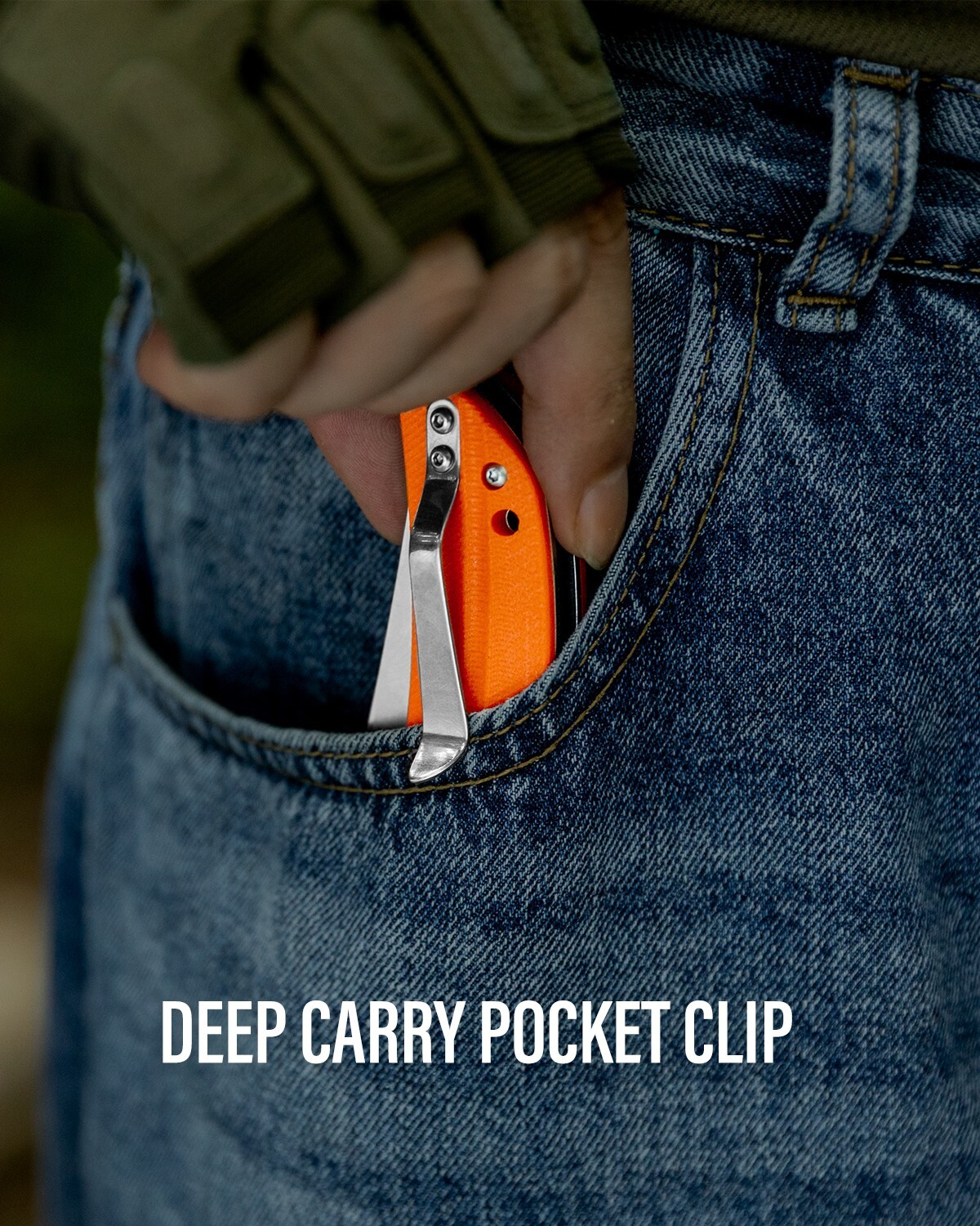 Folding Pocket Knife with Clip G10 Handle 8Cr Blade Liner Lock EDC Knife