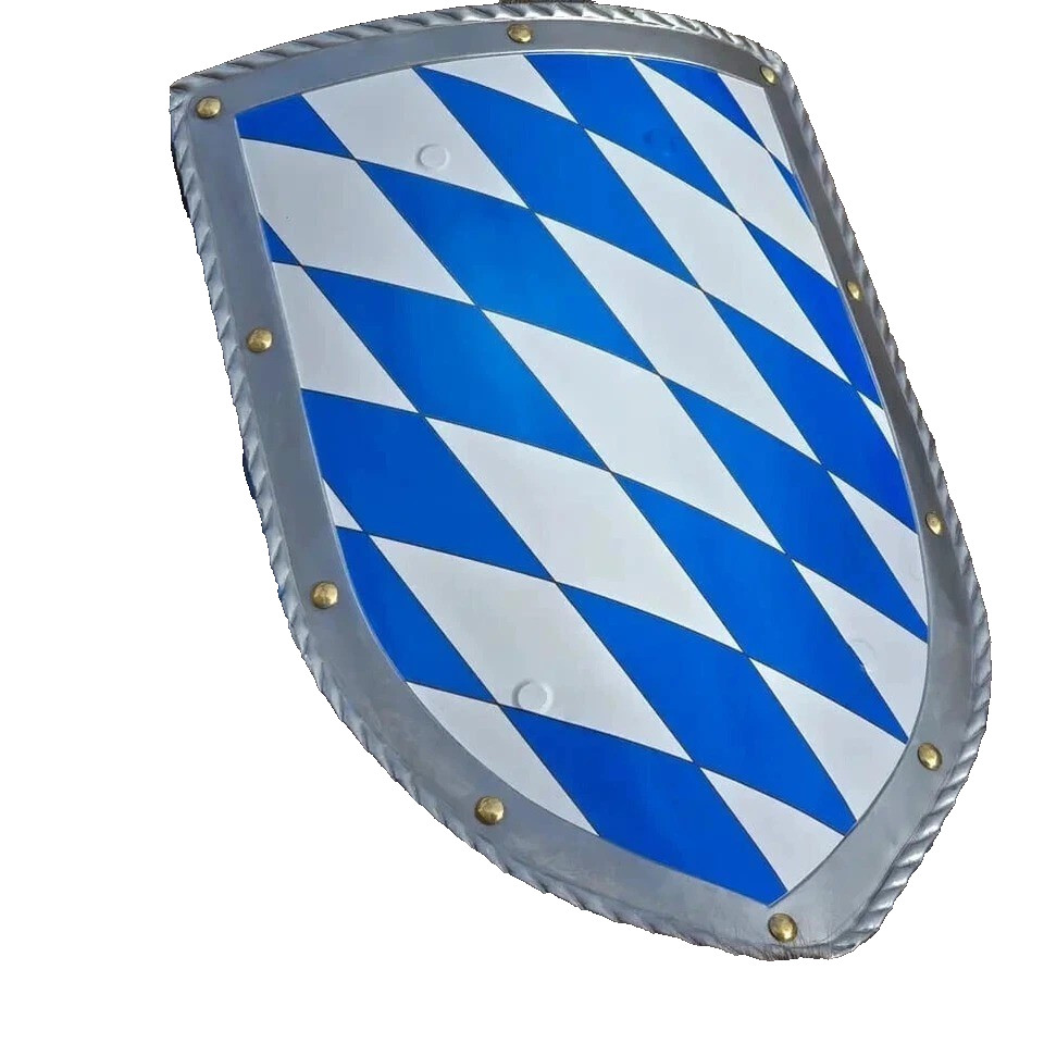 Medieval Templar Knight Bavaria Battle Cosplay Reproduction armour shield