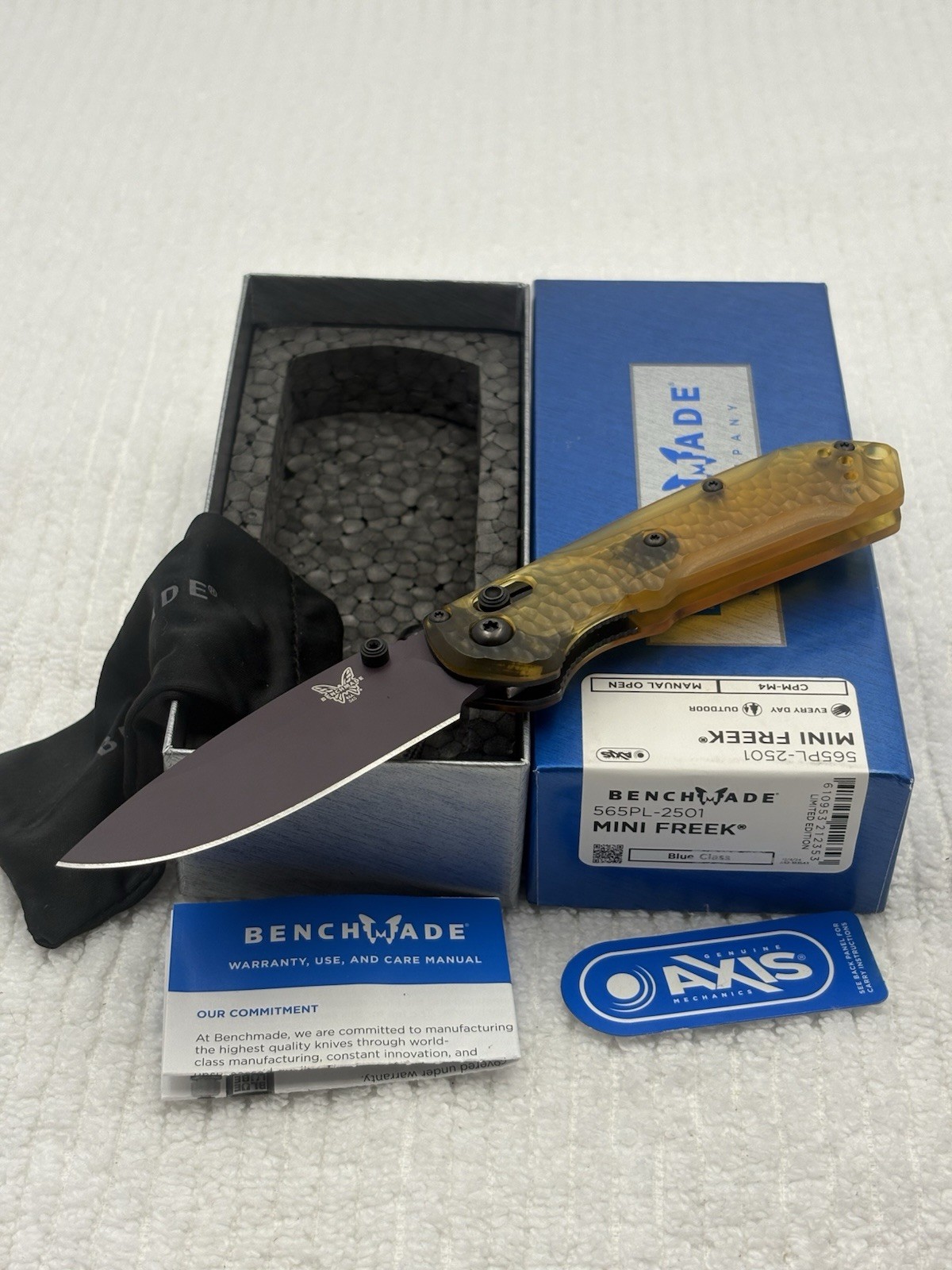 Benchmade 565PL-2501 Ltd Ed 2025 Shot Show Special Mini Freek NIB Made USA