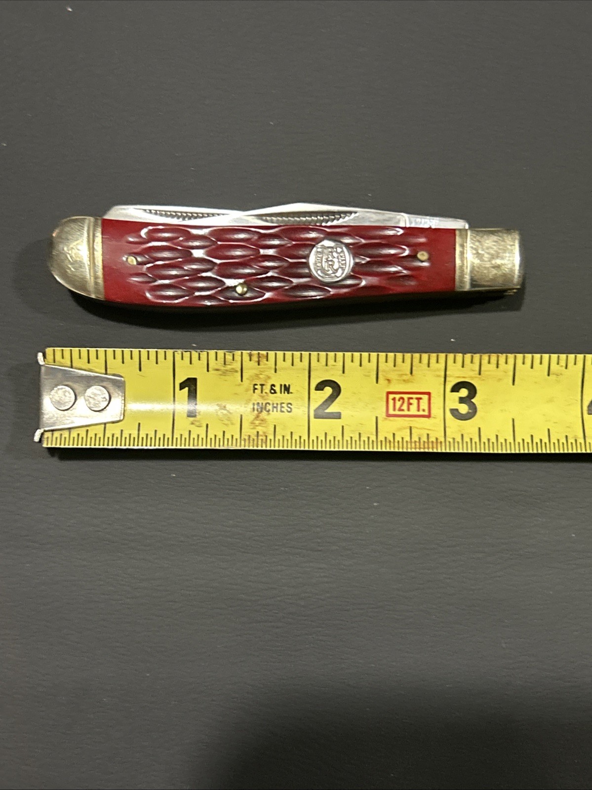 Roughrider Redbone 2-Blade Trapper RRTested 440 Razor Sharp, Steel, China,