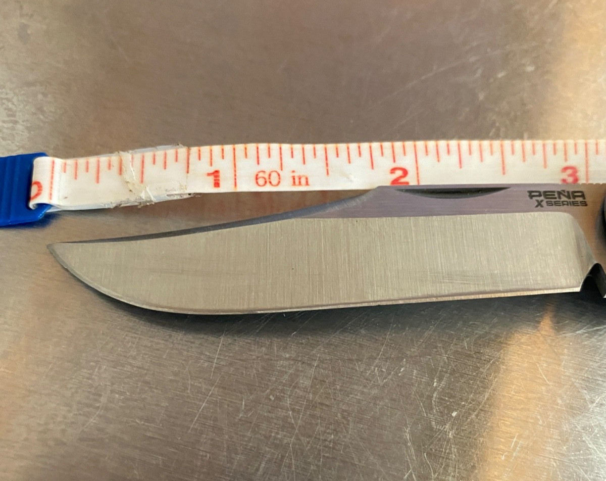 Pena X Series Titanium M390 Brown Micarta Overall 6.5″