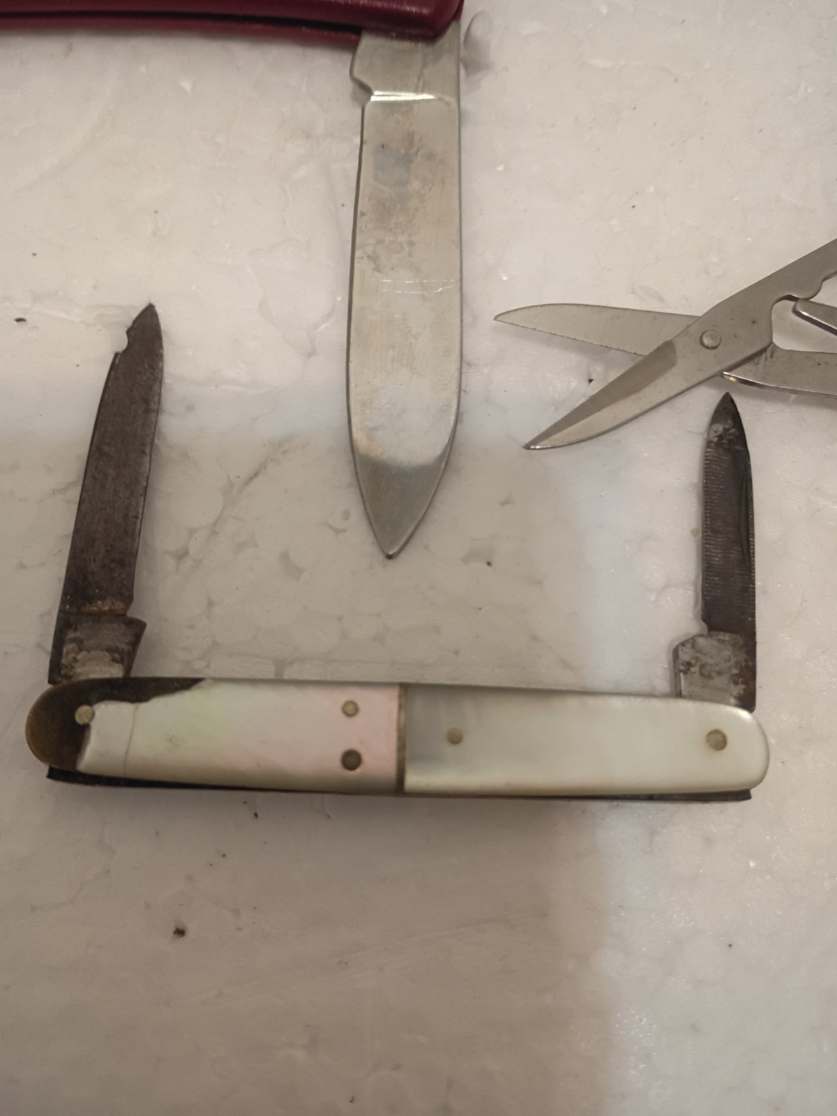 9 Vintage Knives Various Makes and Different Sizes None Perfect Condition