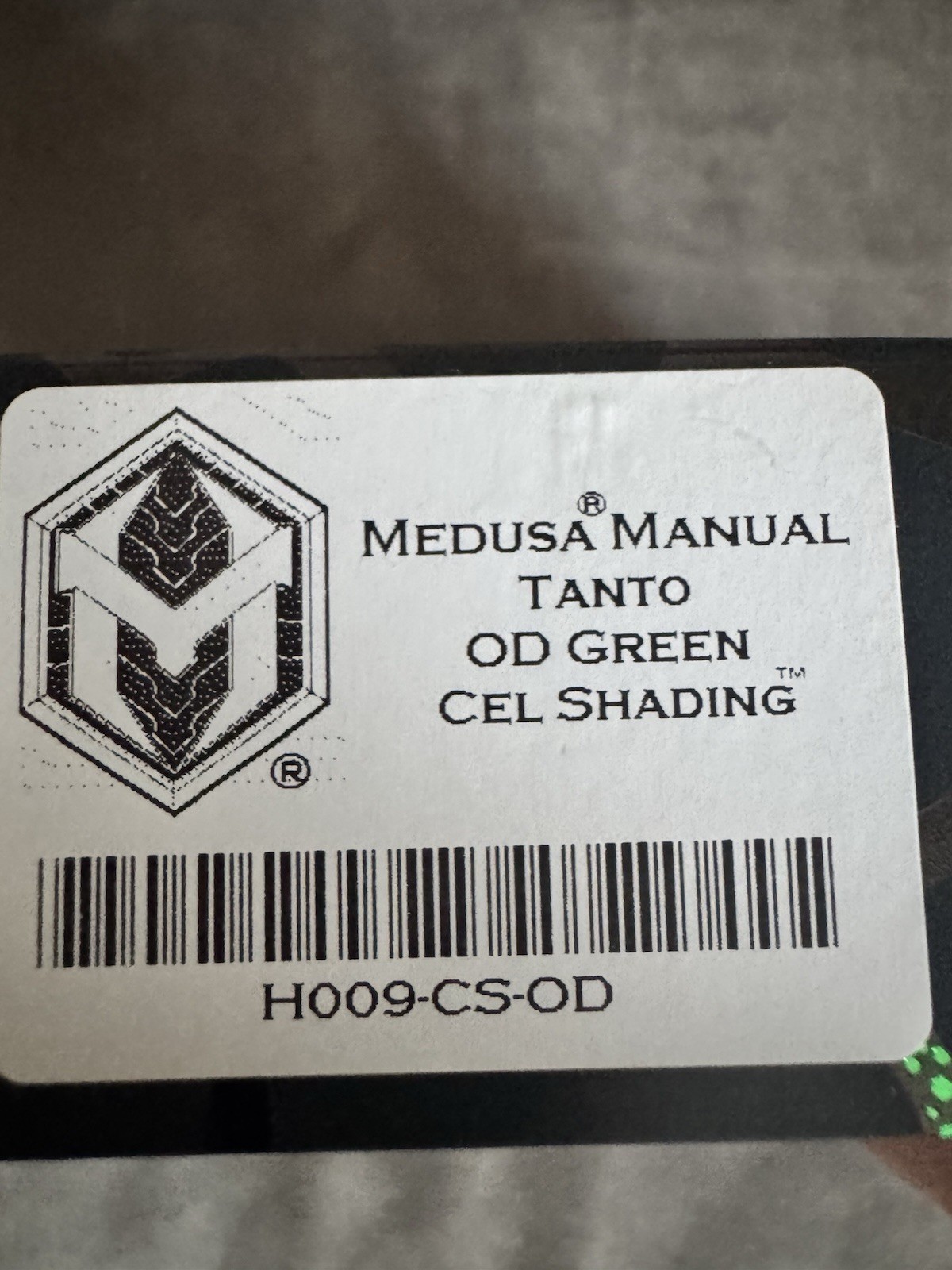 Heretic Knives Medusa Cel Shade OD Green Magnacut Blade *Never Opened*