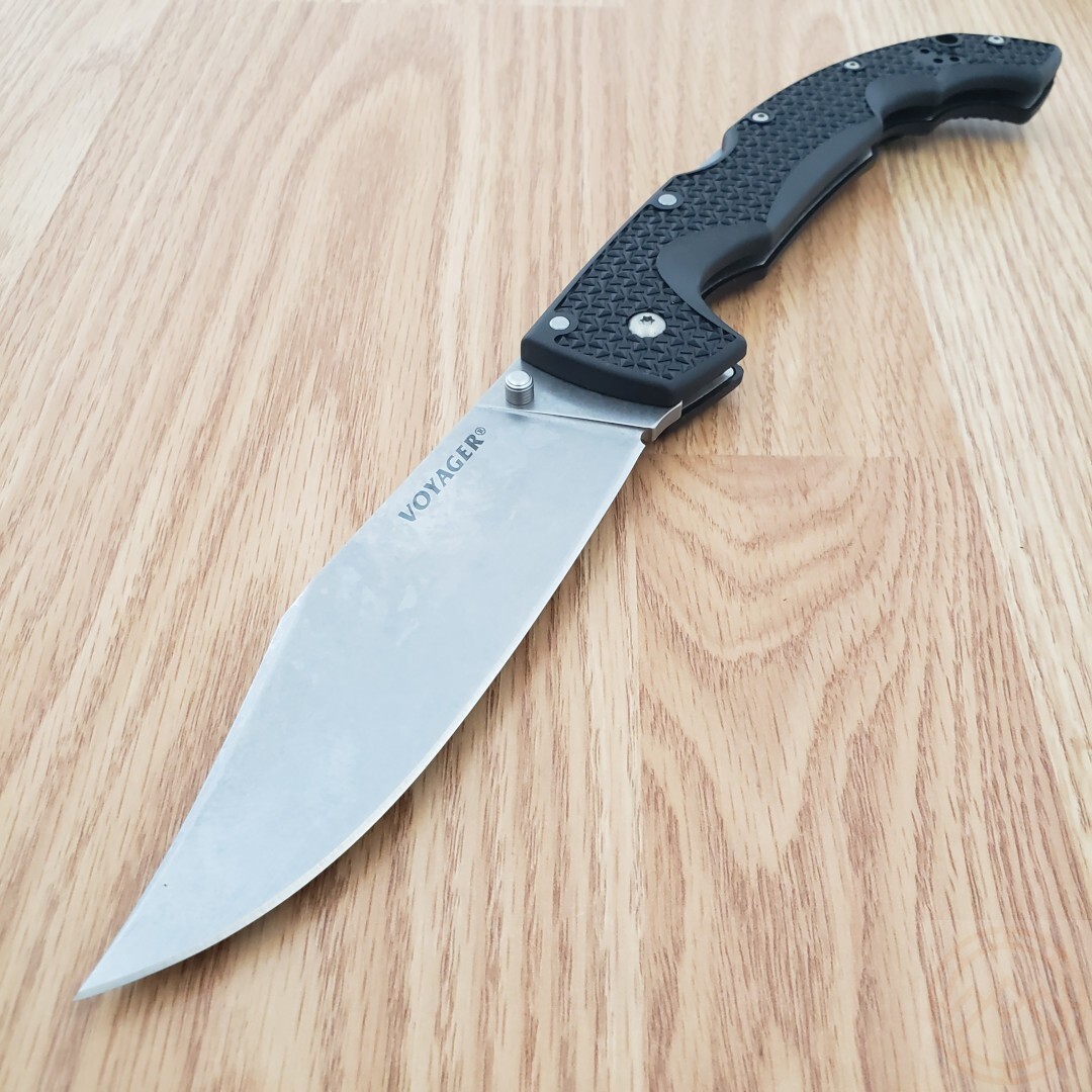 Cold Steel Voyager XL Lock Folding Knife 5.5″ AUS-10A Steel Blade Griv-Ex Handle