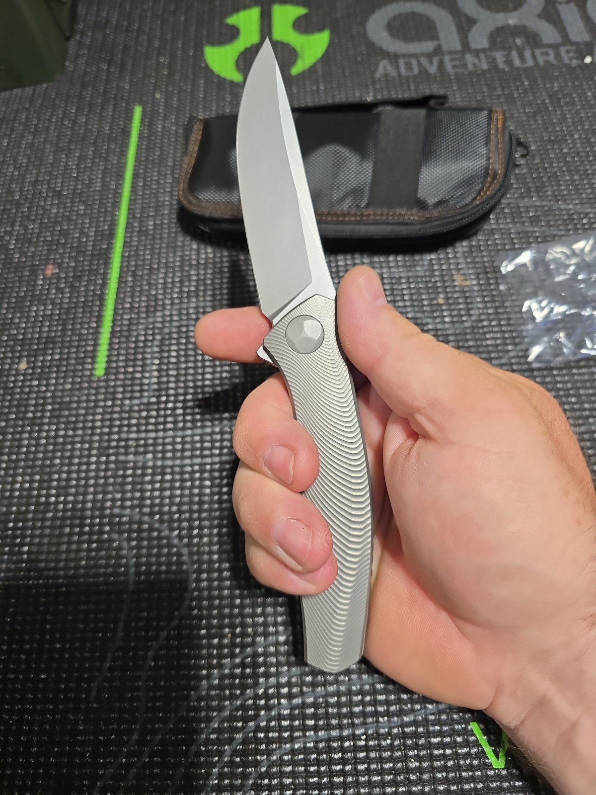 Titanium Folding Knife Bio VG10 Blade