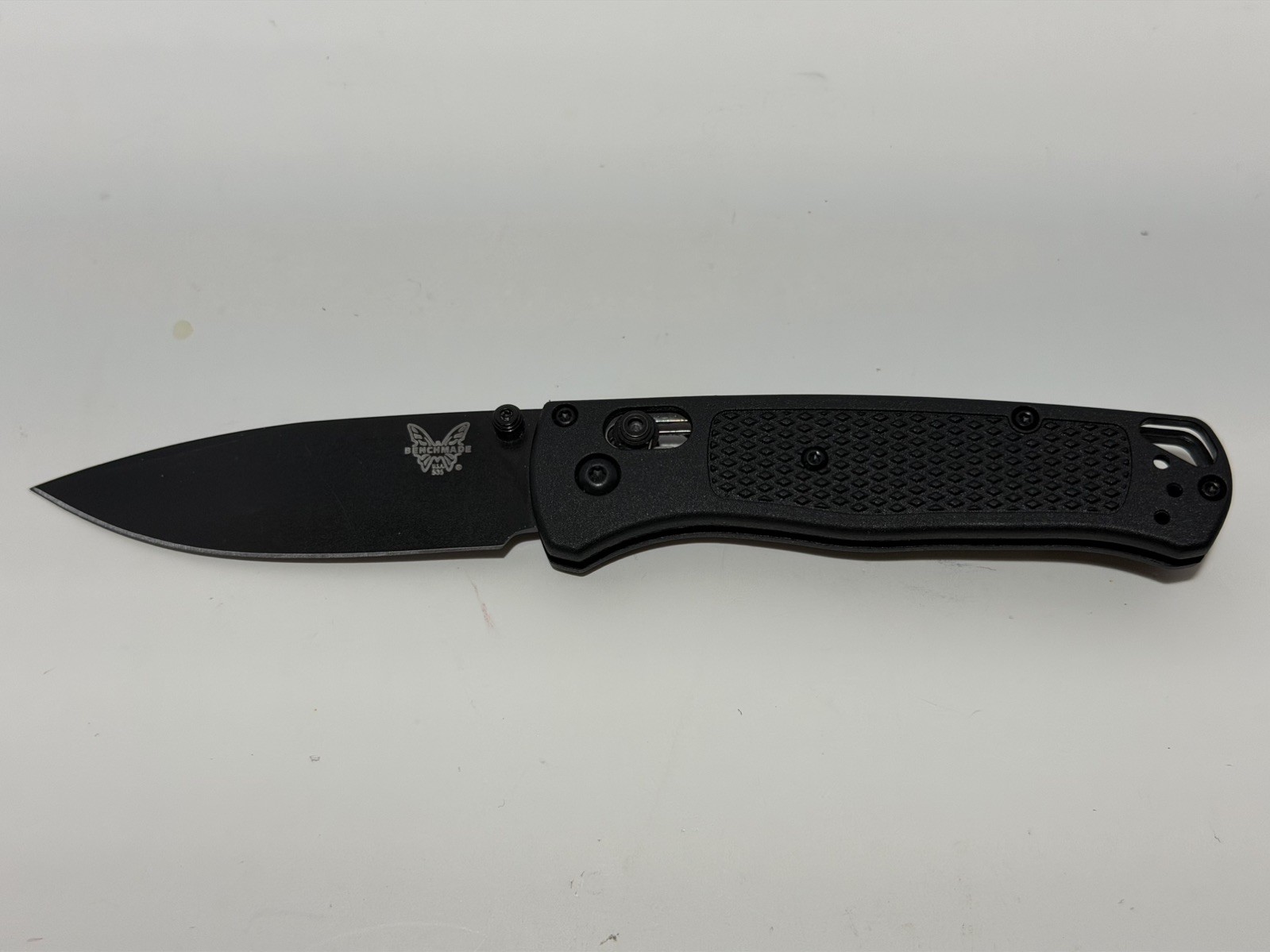 Benchmade 535BK-2 Bugout Knife Black CF-Elite Handle S30V Folding Knife