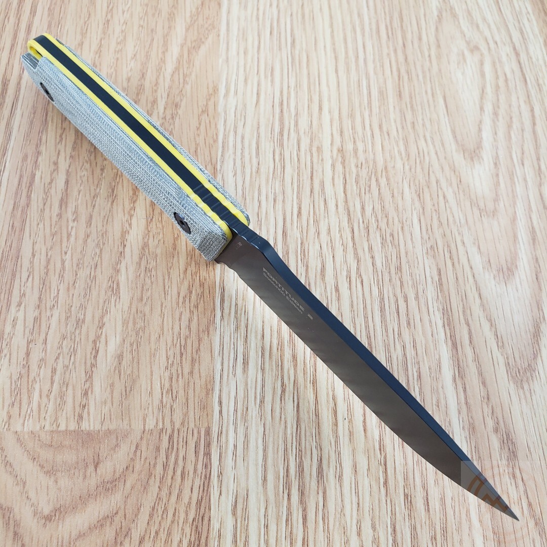 Oknife Fortitude 2 Fixed Knife 4″ Black CPM S35VN Steel Blade Micarta/G10 Handle