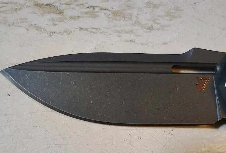 New Vanguard Continuum Framelock 3.4″ M390 SW Drop Point Blue Ti & CF Handle