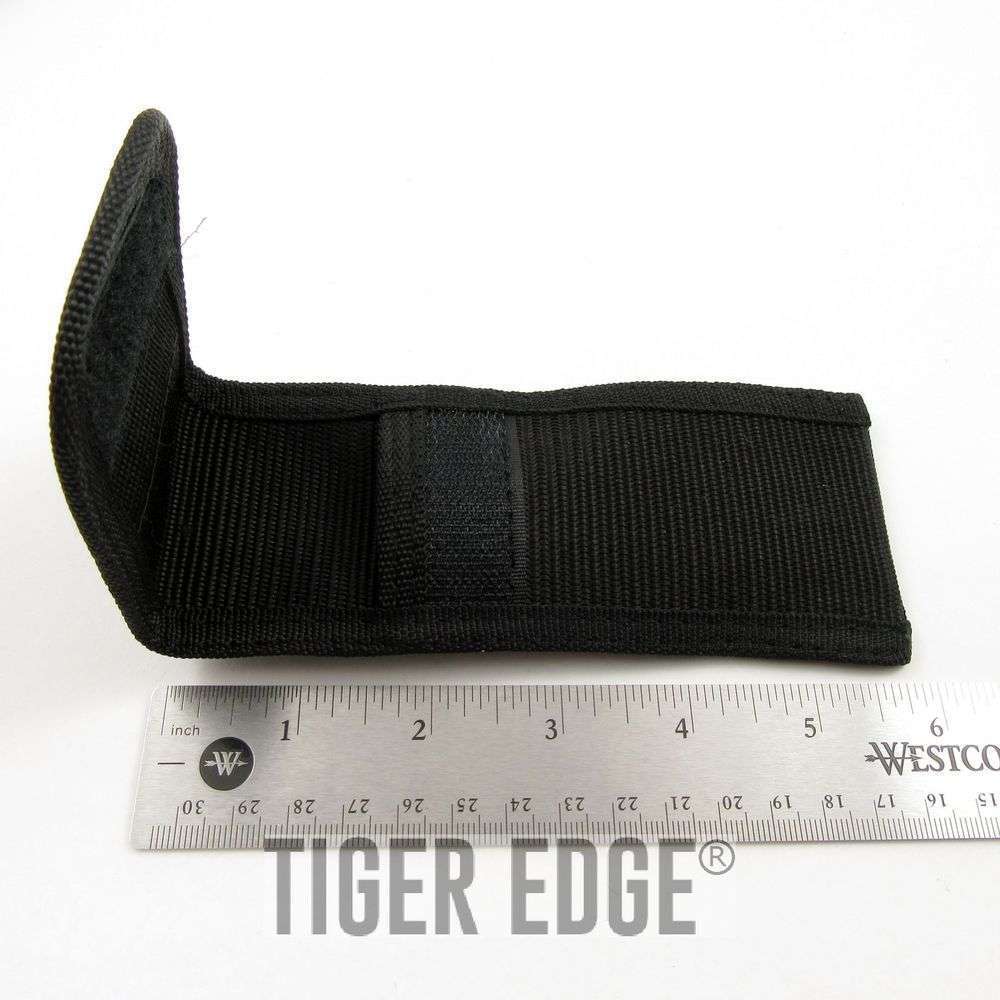 NEW Black Nylon Folding Knife Sheath Fits Up to 5″ Closed Knives Nylon Belt Loop