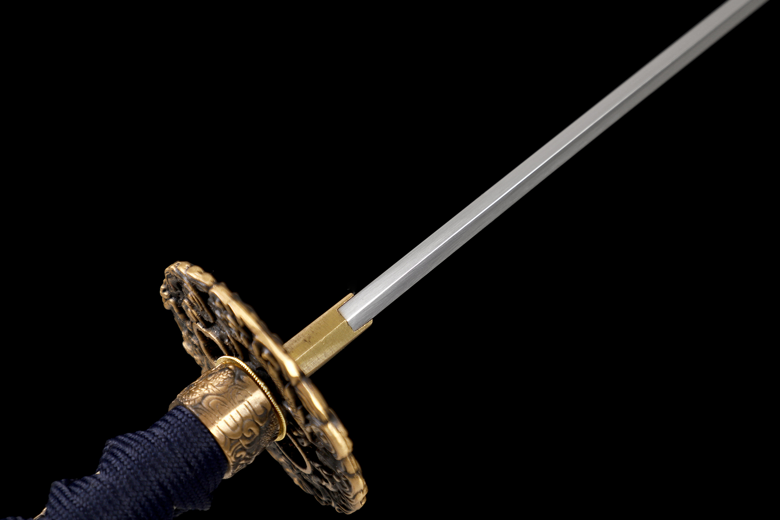 Katana Sword Clay Tempered L6 Steel Suguha Hamon (直刃) Samurai Sword Full Tang