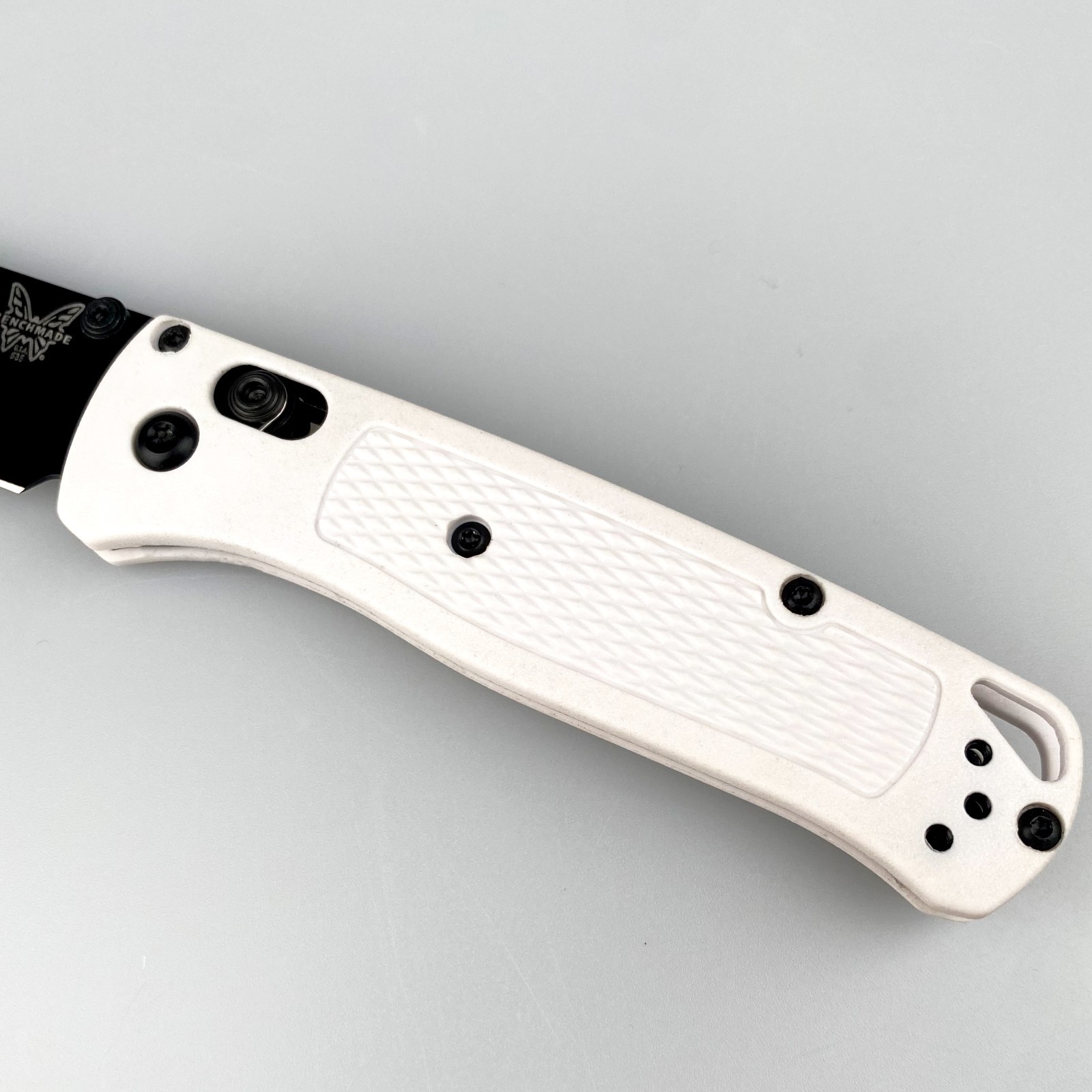Benchmade 535-Custom Bugout Knife White Grivory Handle S30V Folding Knife