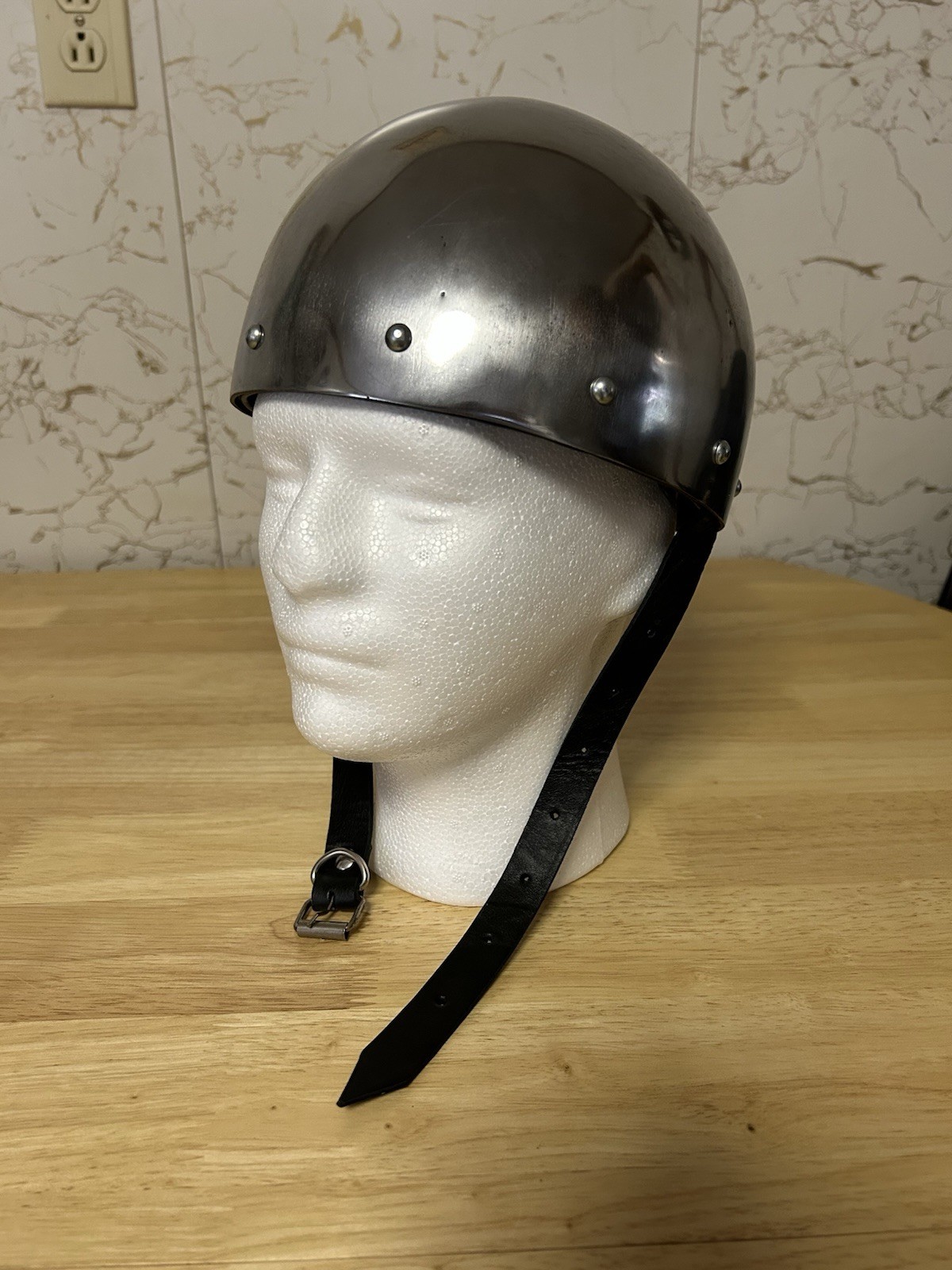 Skull Cap Cervelliere Helmet 2mm Steel Medieval Battle Ready
