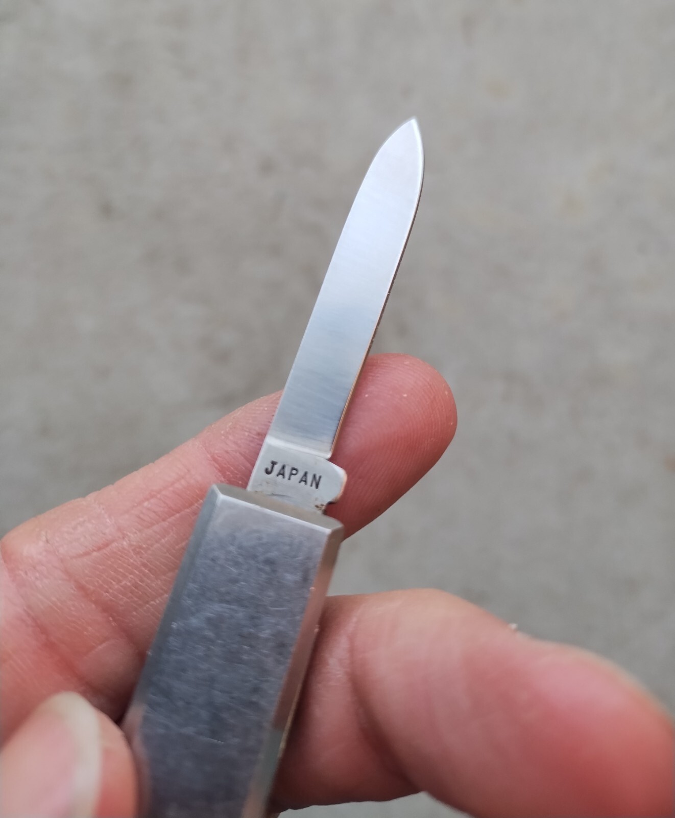 VINTAGE KERSHAW KAI #6100 KNIFE WITH FILE MADE IN JAPAN, 2.75″ CL., EXCELLENT
