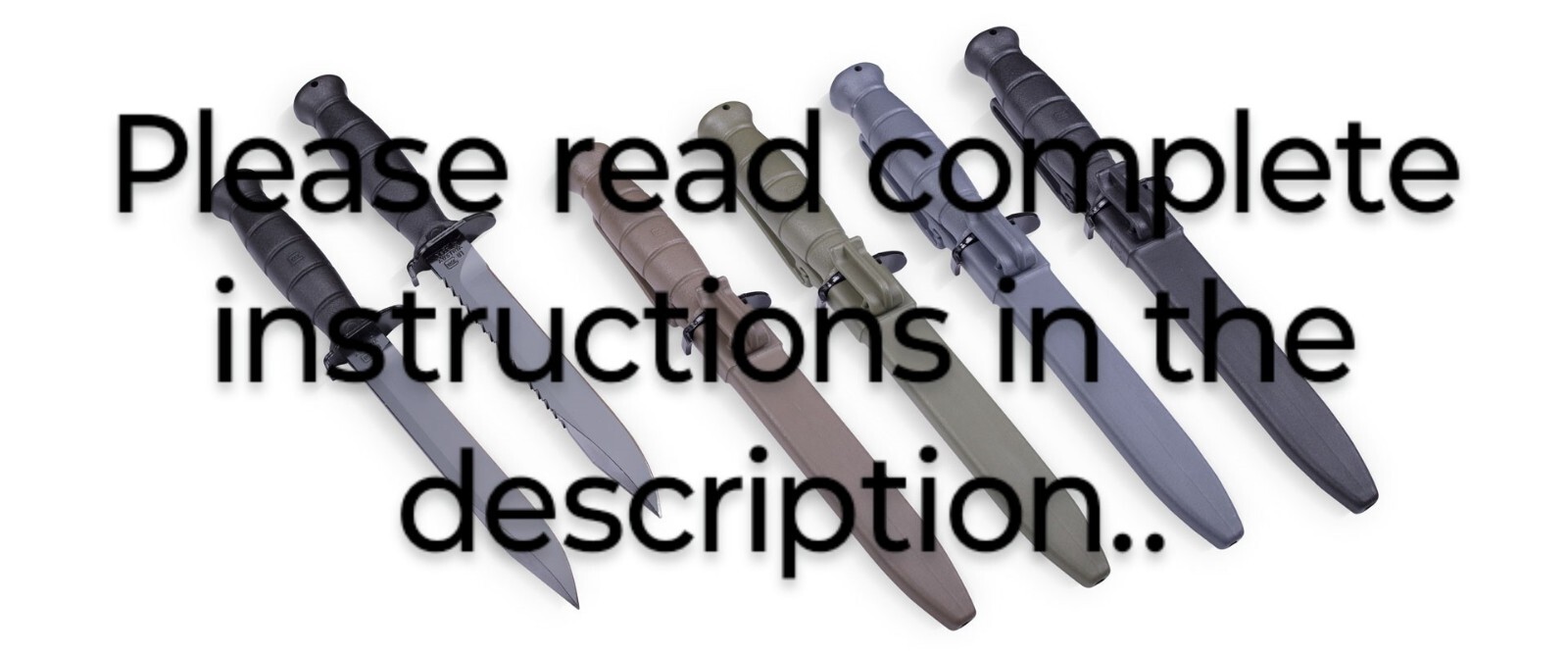 ! Glock Field Knife MODIFICATION SERVICE Steel Hammer Pommel Breaker Cap 81 78