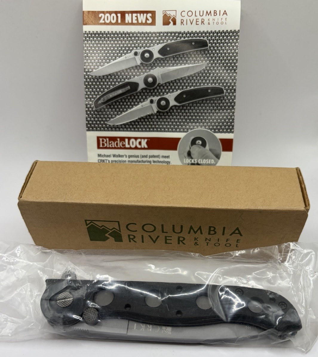 CRKT M16-13Z Carson Design Zytel Folding Knife AUS-8 Combo Edge NOS 3.5” Blade