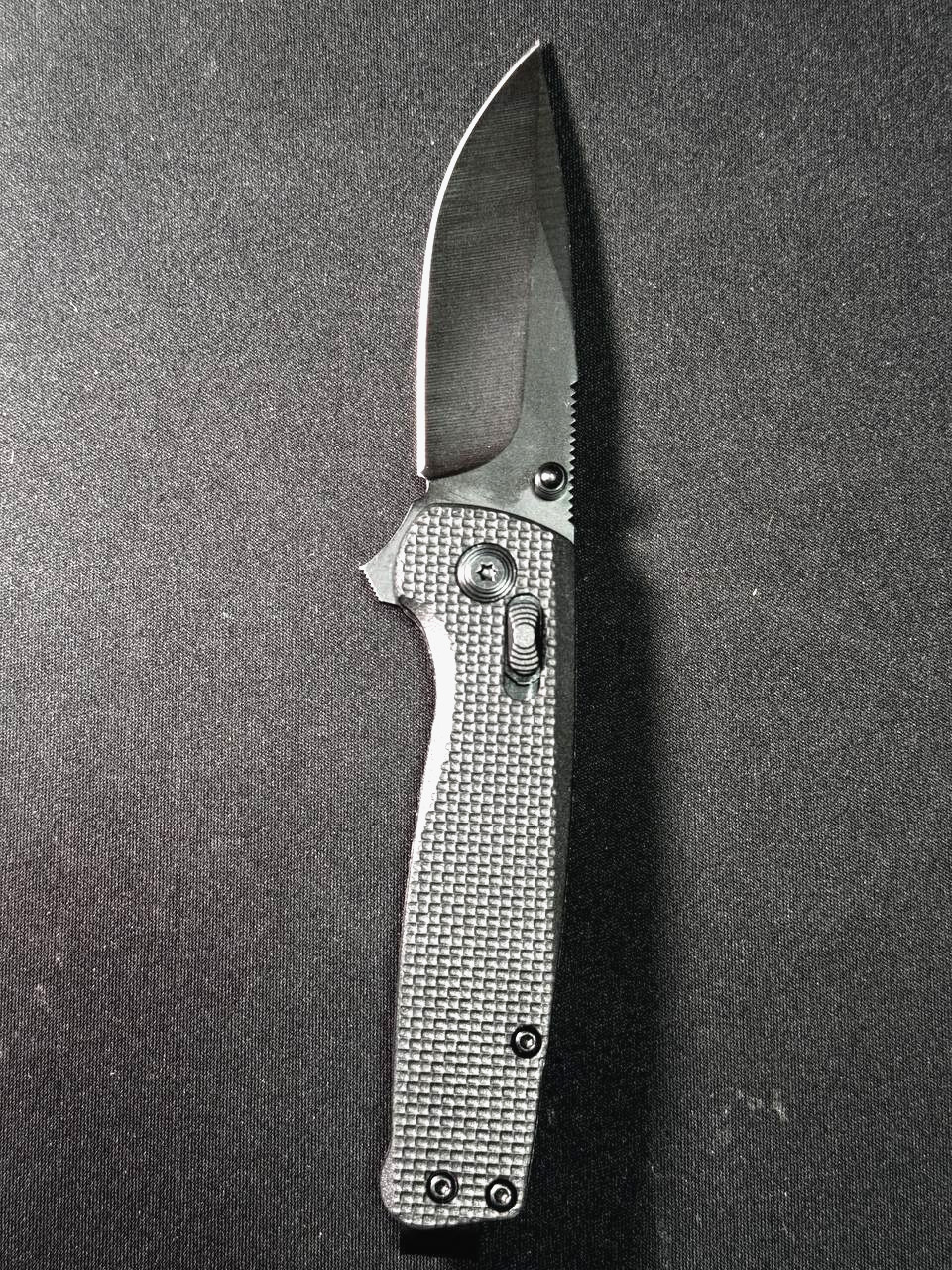 EDC Folding Knife Spring Assisted Pocket Knife Black Tactical Camping Survival