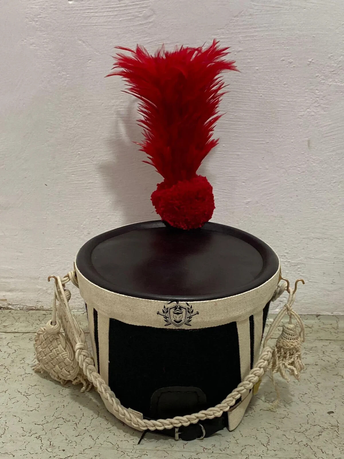 Shako Helmet French Napoleonic Shako Black Finished Red Pom Pom Larp Reenactment