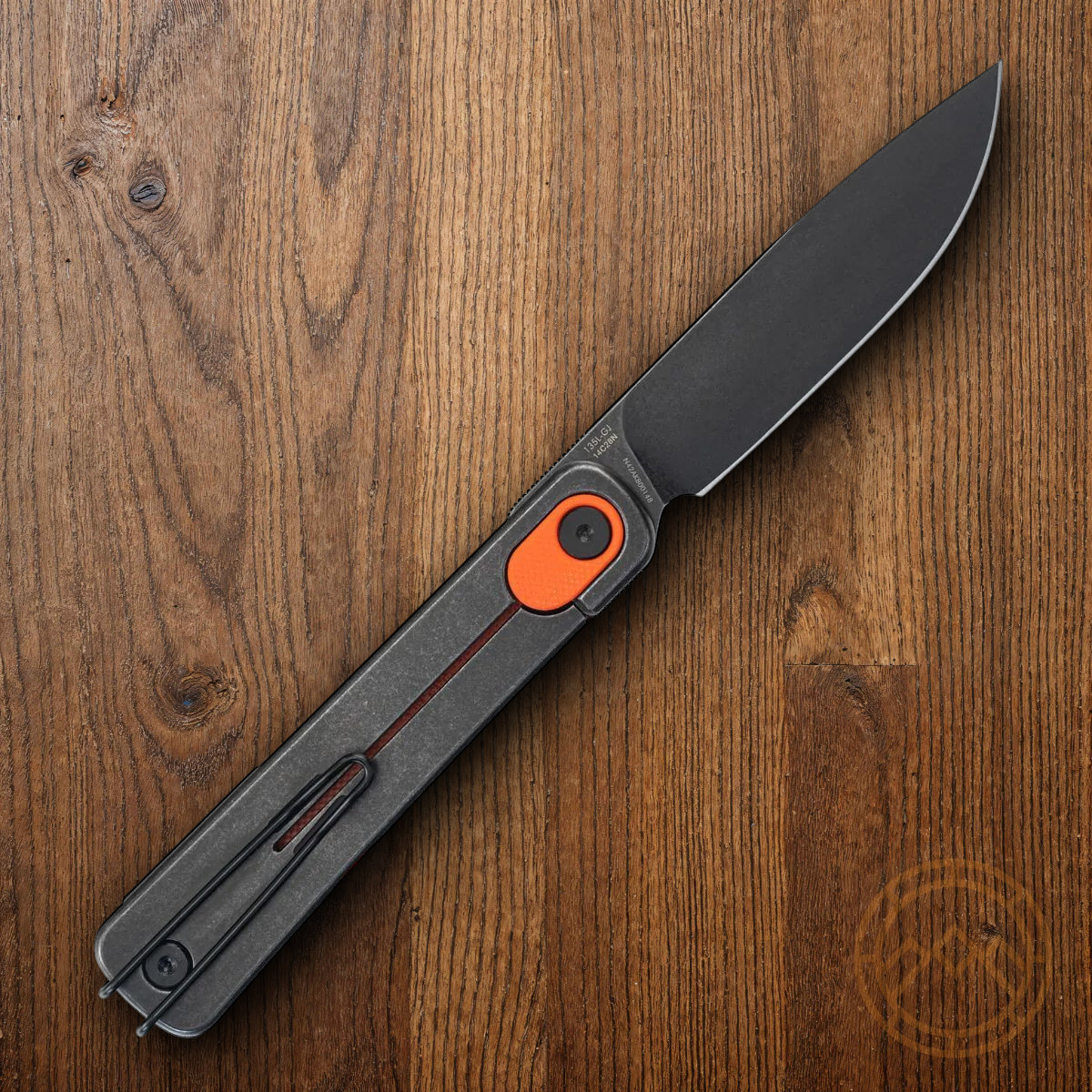 SRM Knives Palfrey Folding Knife 3.25″ 14C28N Steel Blade G10/Stainless Handle