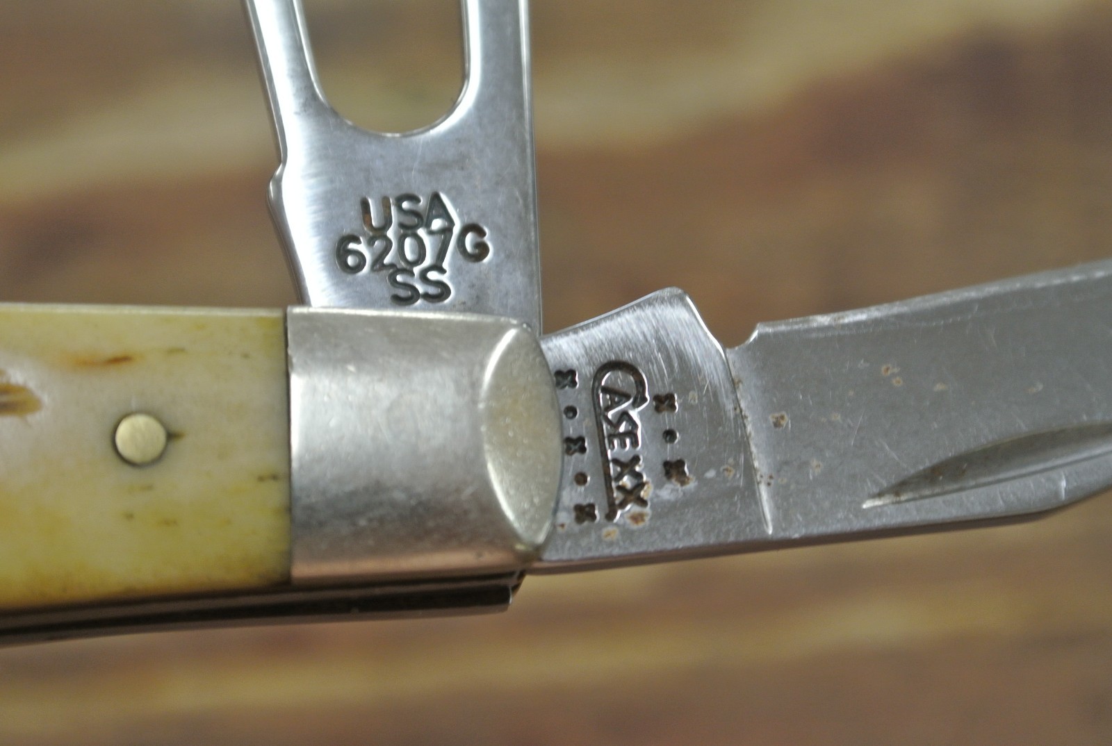 Vintage Case XX 6207G Divot Golf Tool Mini Trapper Folding Pocket Knife