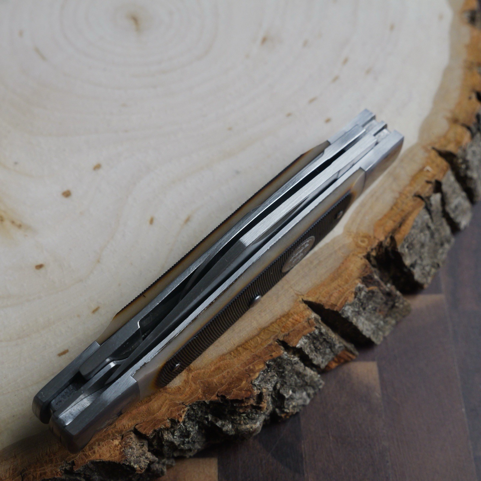 4” Stockman Knife Classic Folding Pocket Knife 3 Blades Sharp Delrin Handle Edc