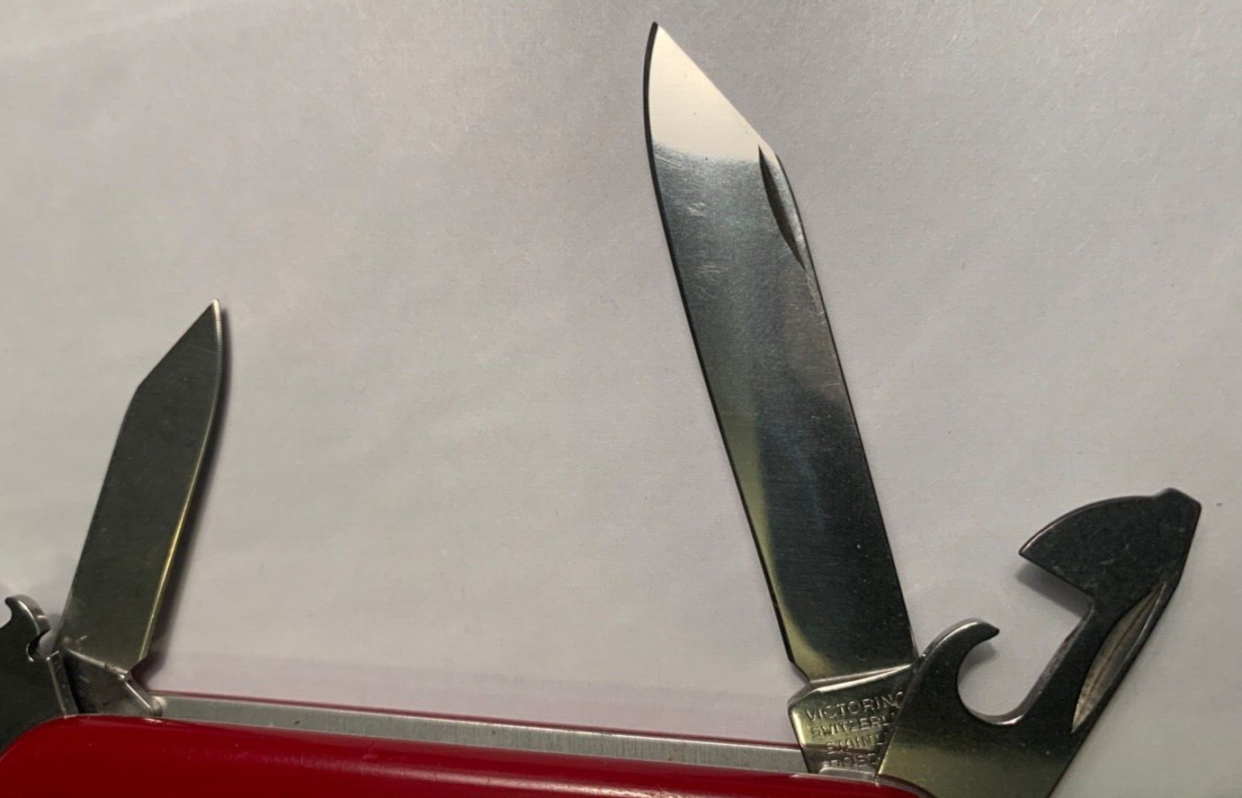 Vintage Victorinox Knife with double Clip Point Blades *NONE ON EBAY LIKE THIS*