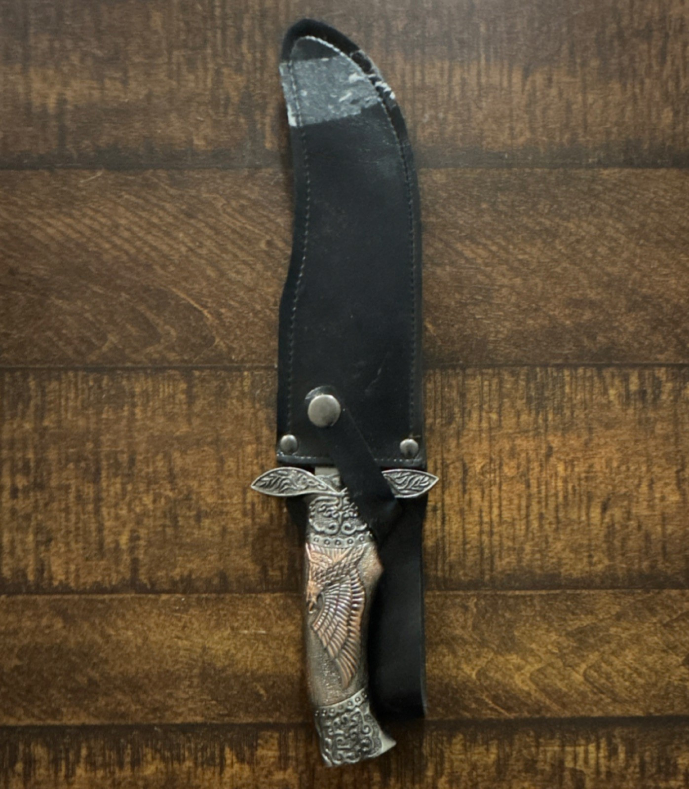 Maxam Hunting Bowie Knife Stainless Steel Clip Point Over 5in Sheath Included