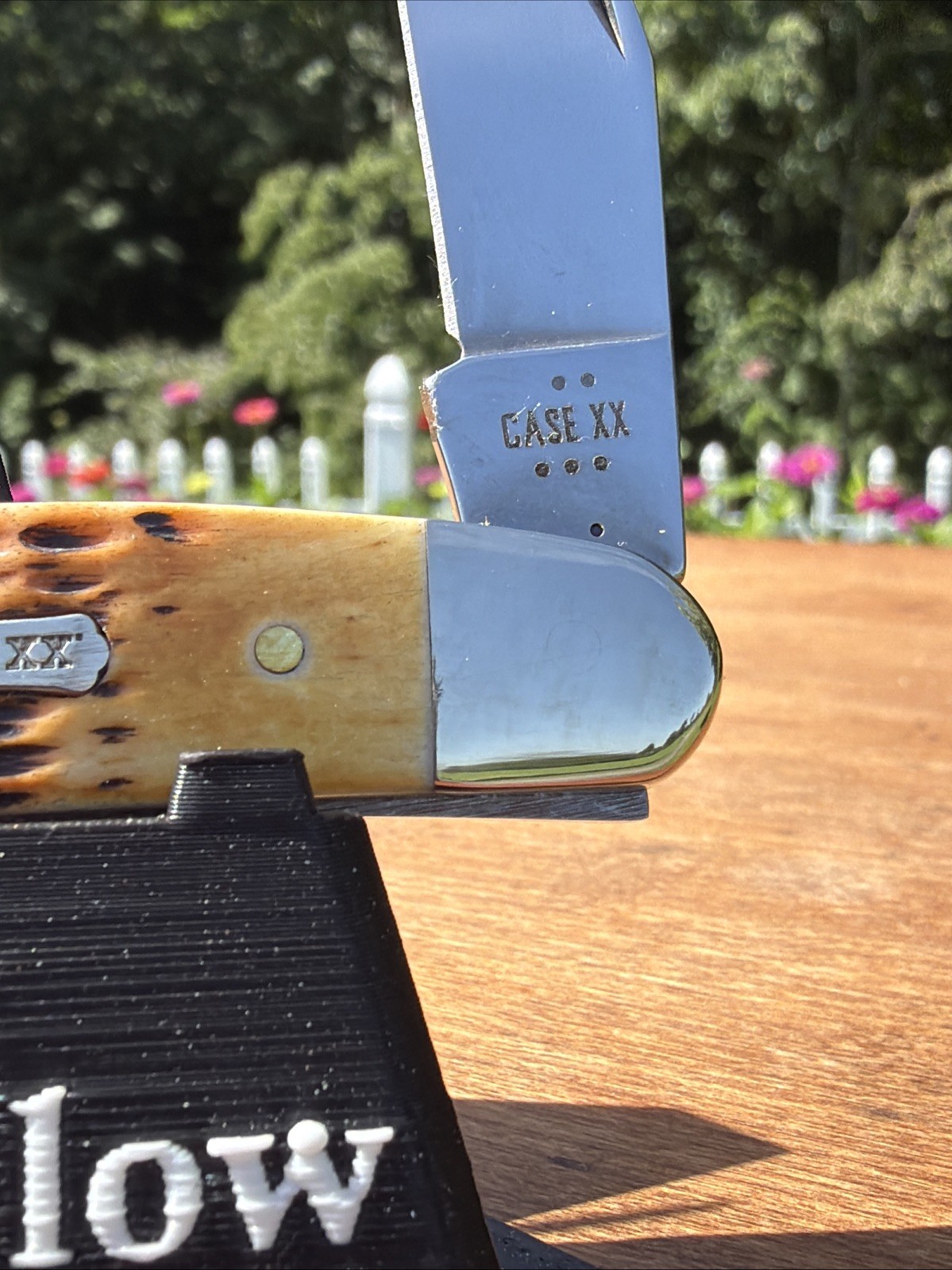 Case XX 2025 Burnt Amber Rogers Jig Bone Muskrat CS Knife